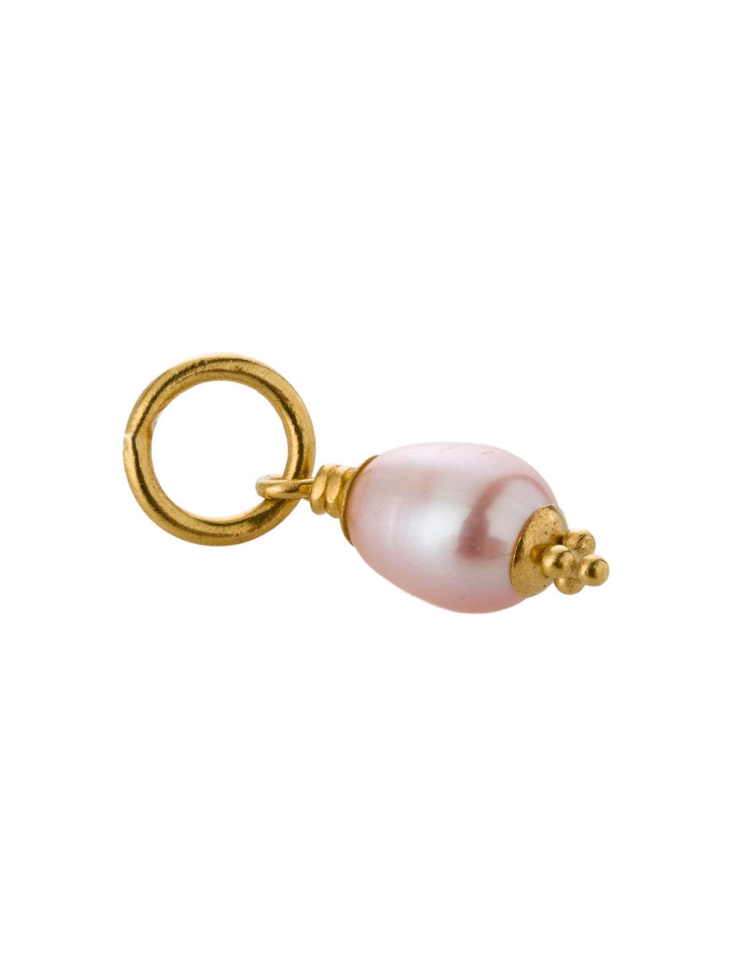 Charm 22K Pearl Drop