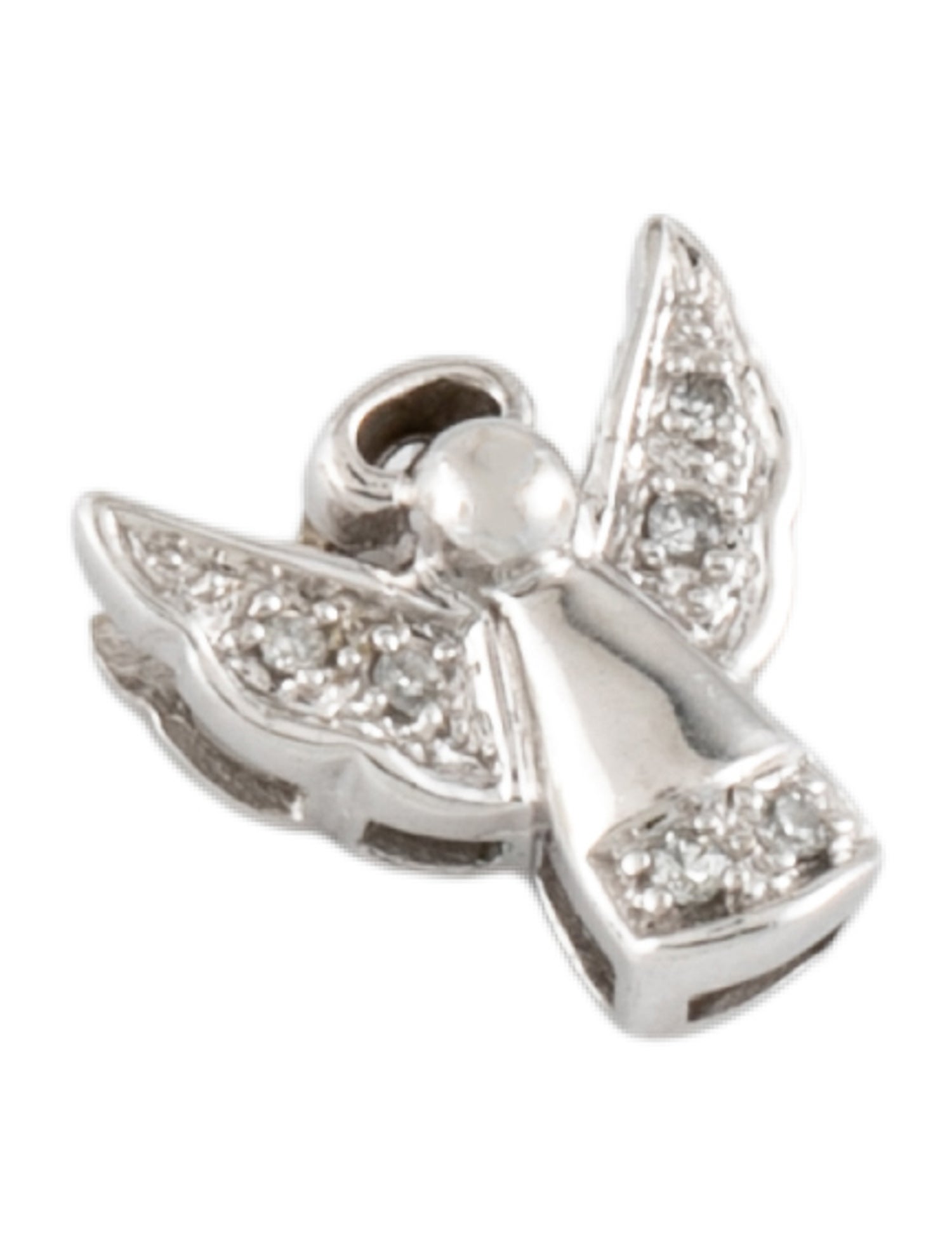 Charm 10k Diamond Angel