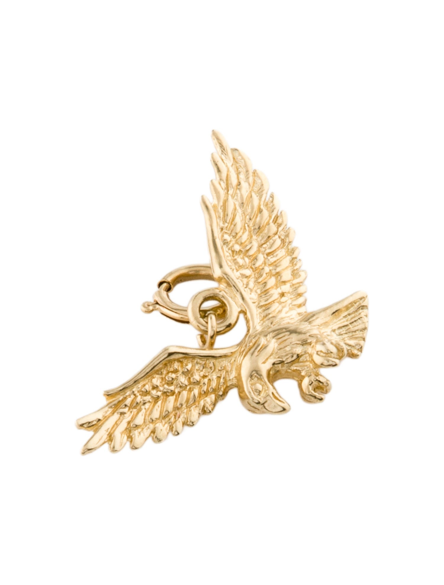 Charm 14K Eagle