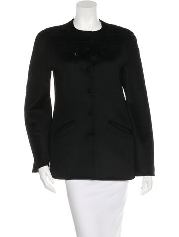 Ralph Rucci Long Sleeve Cashmere Jacket