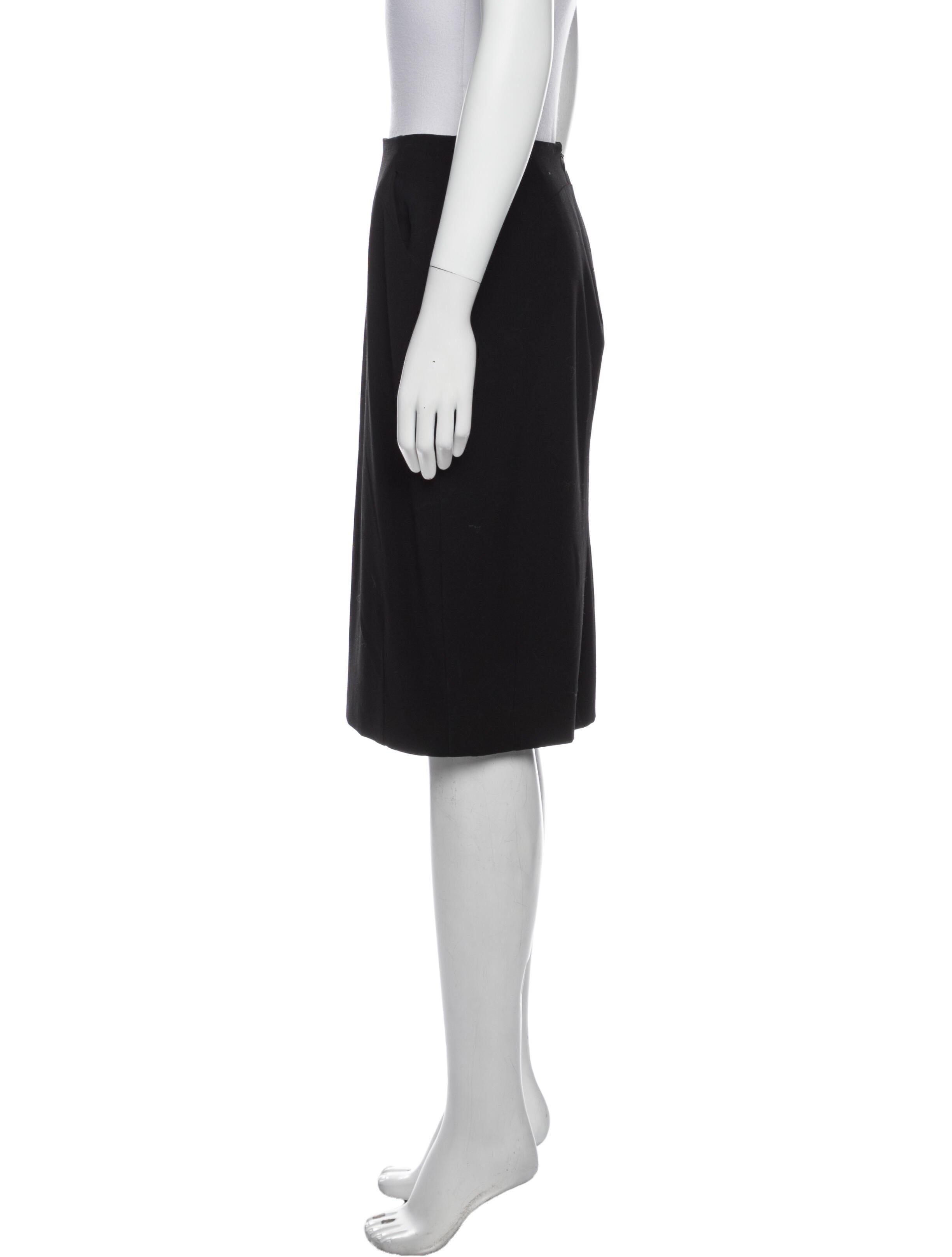 Ralph Rucci Vintage Knee-Length Skirt