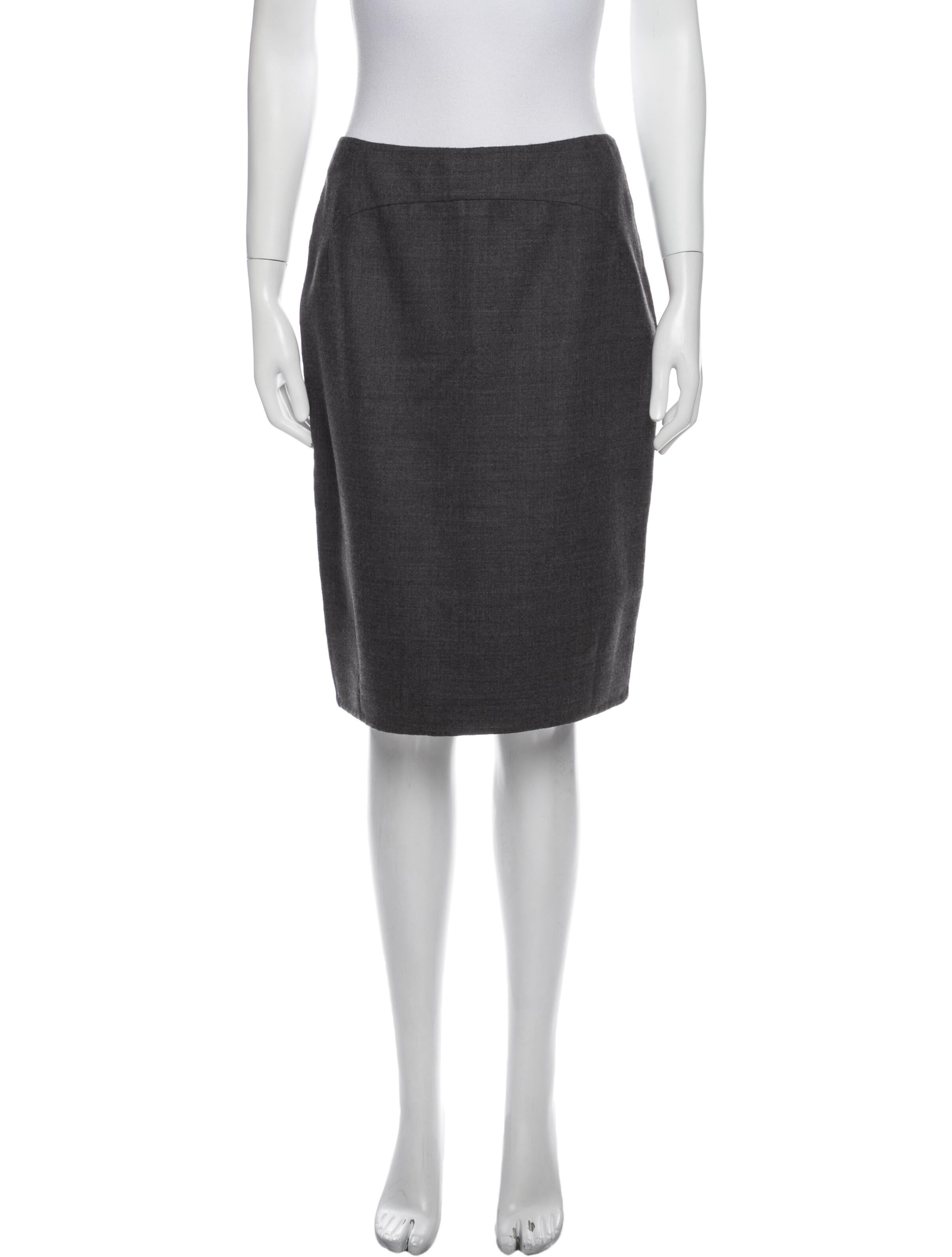 Ralph Rucci Vintage Knee-Length Skirt