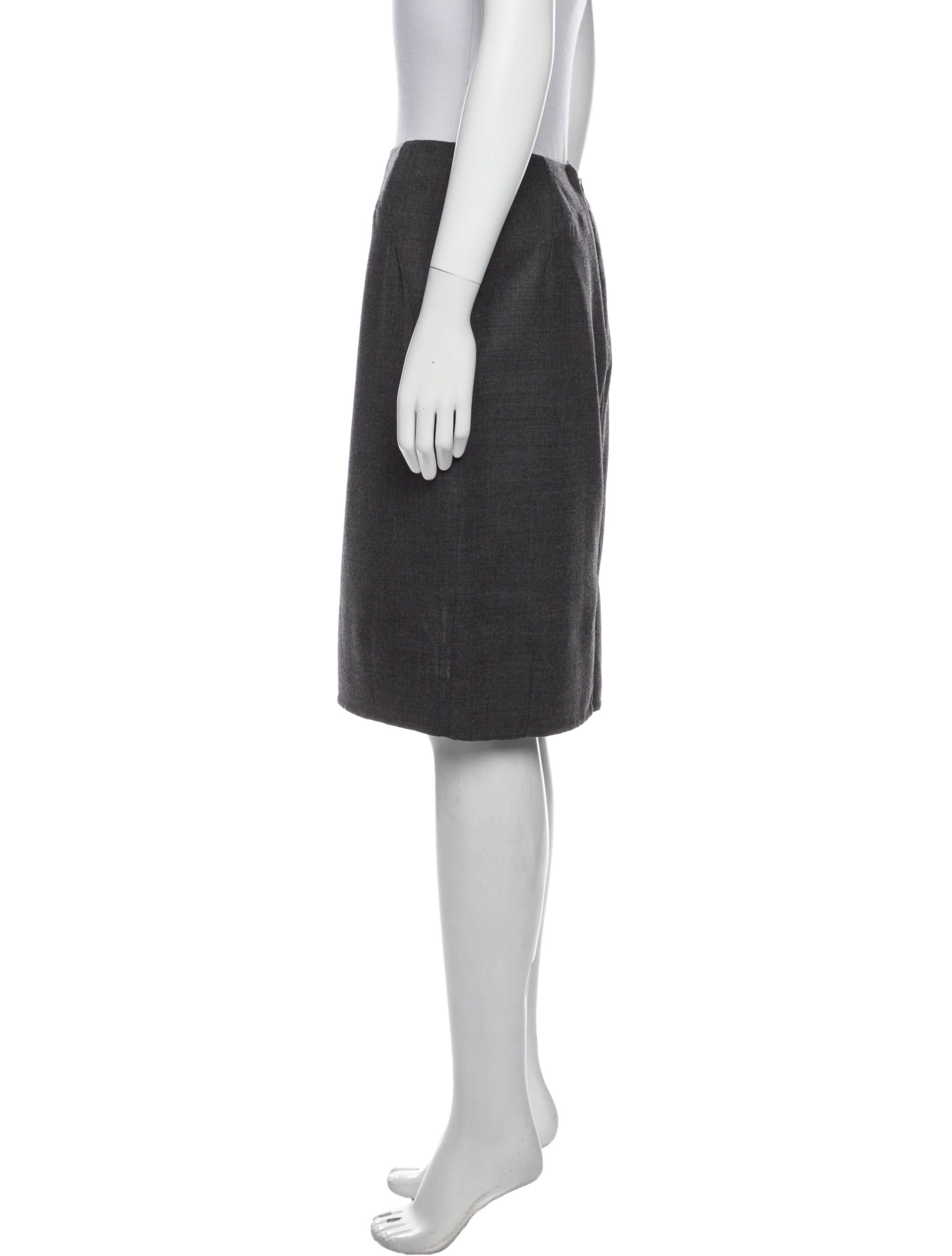 Ralph Rucci Vintage Knee-Length Skirt