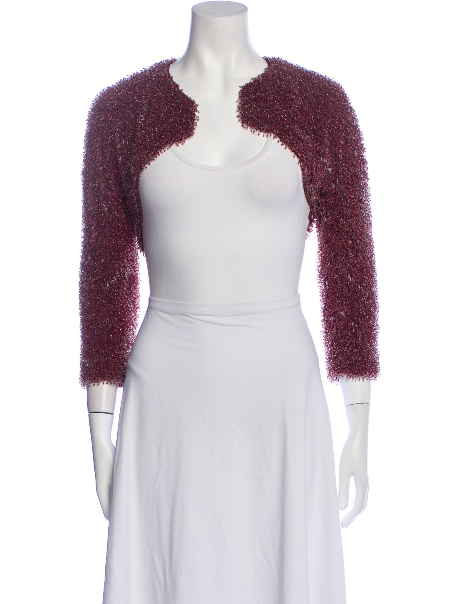 Ralph Rucci Vintage 2000's Bolero - Red Jackets, Clothing - CHD26238 ...