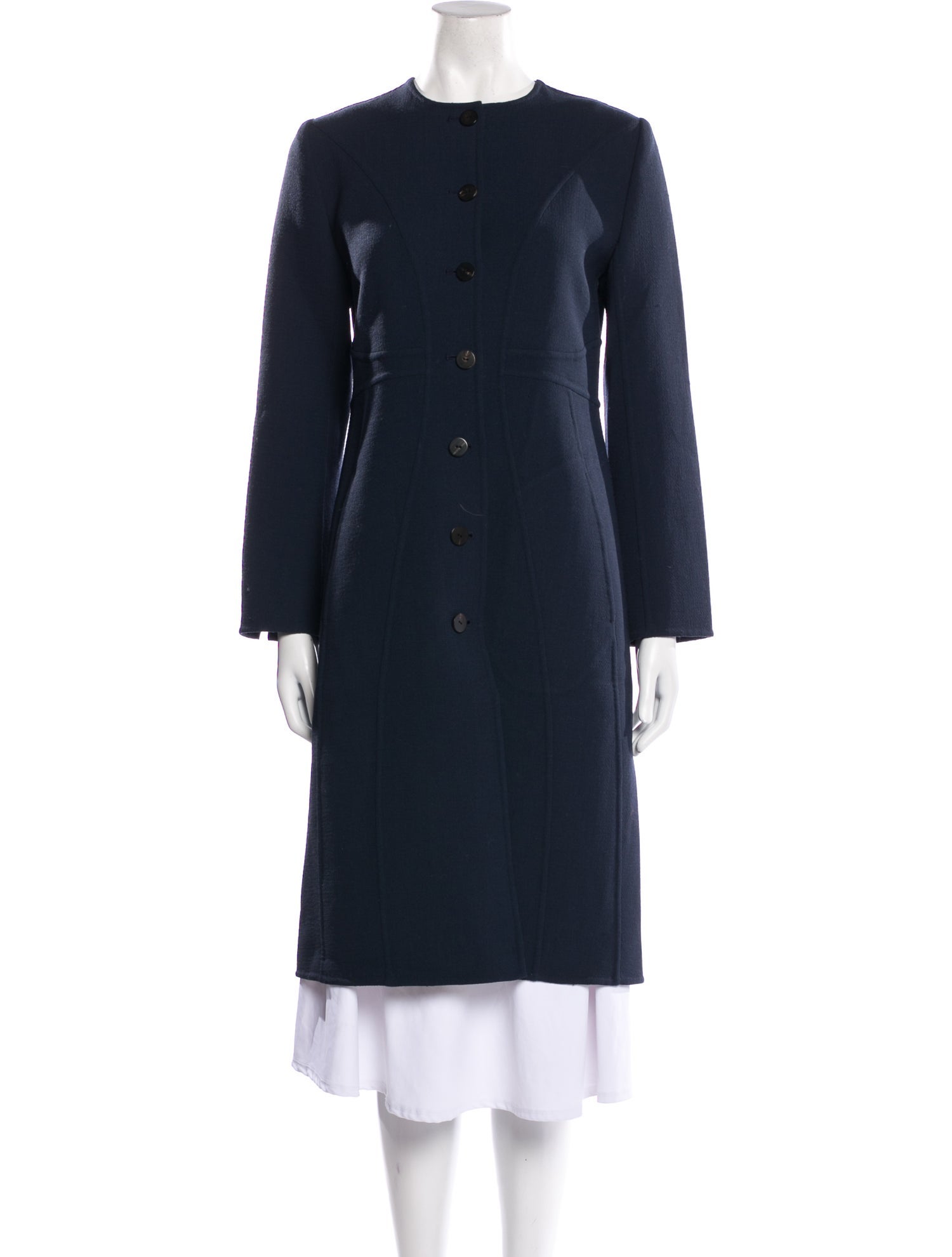 Ralph Rucci Wool Coat - Blue Coats, Clothing - CHD26416 | The RealReal