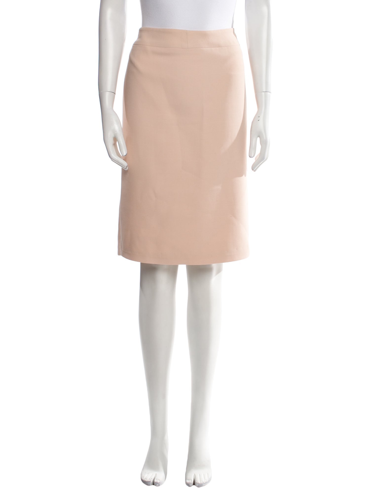 Ralph Rucci Wool Knee-Length Skirt
