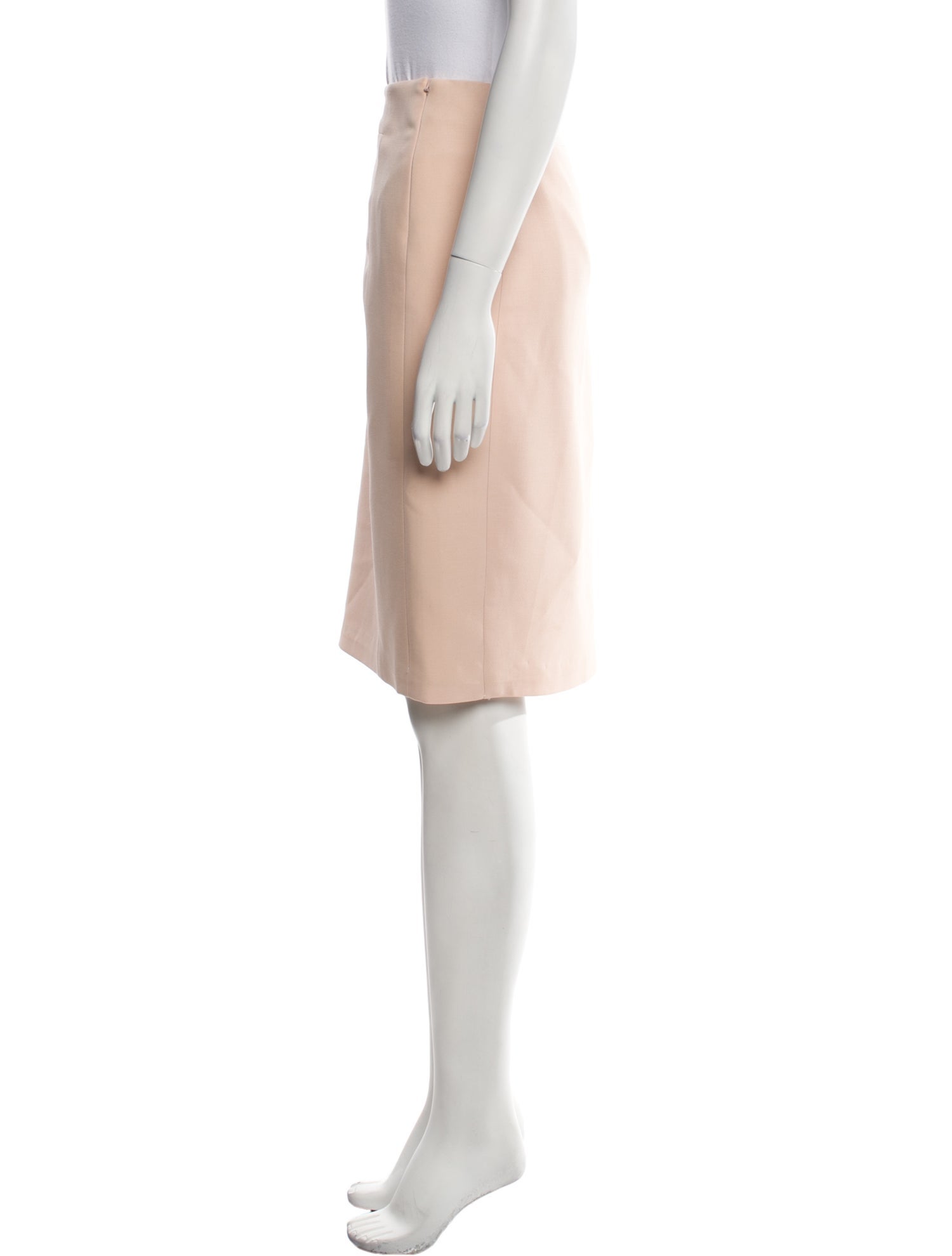 Ralph Rucci Wool Knee-Length Skirt