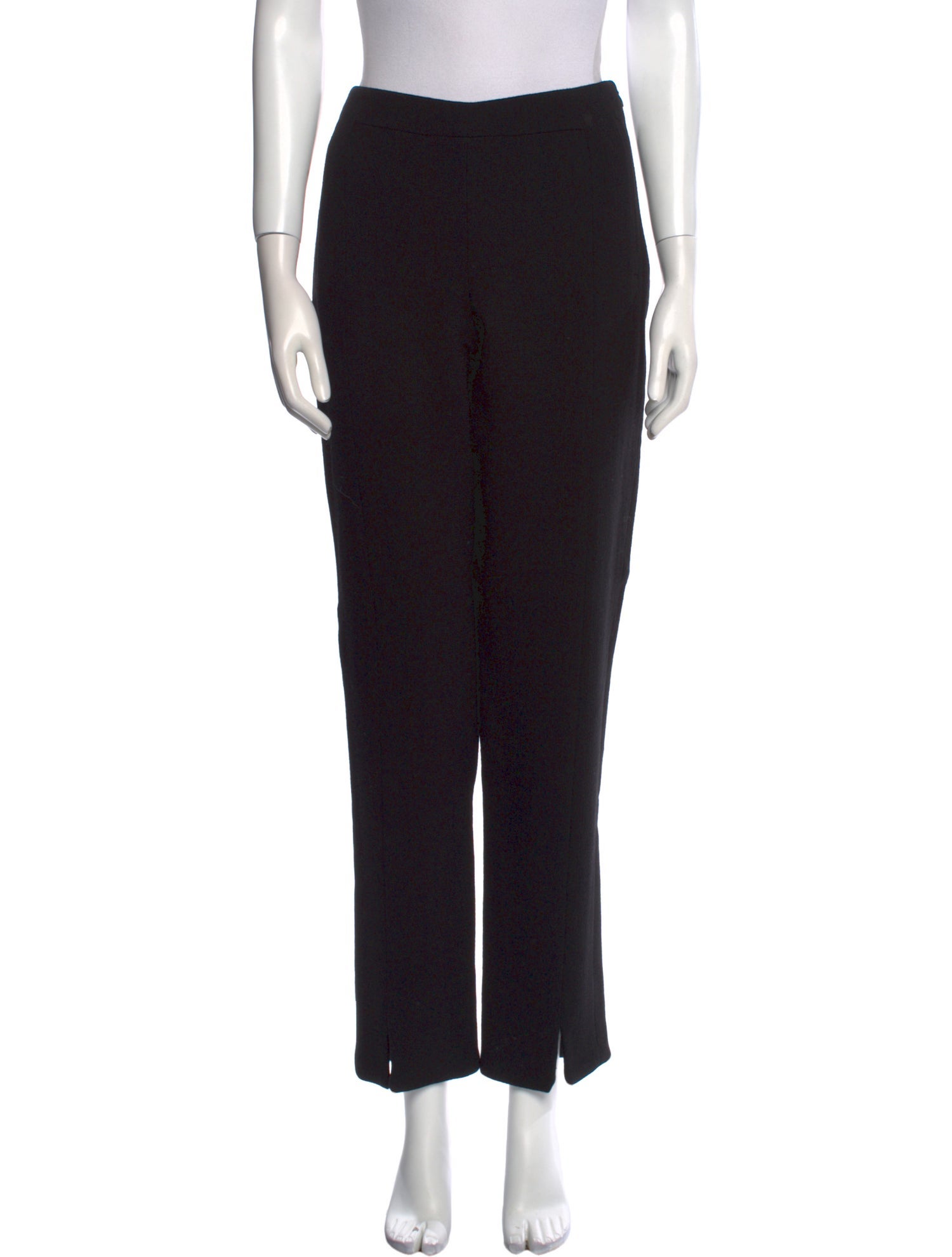Ralph Rucci Wool Straight Leg Pants