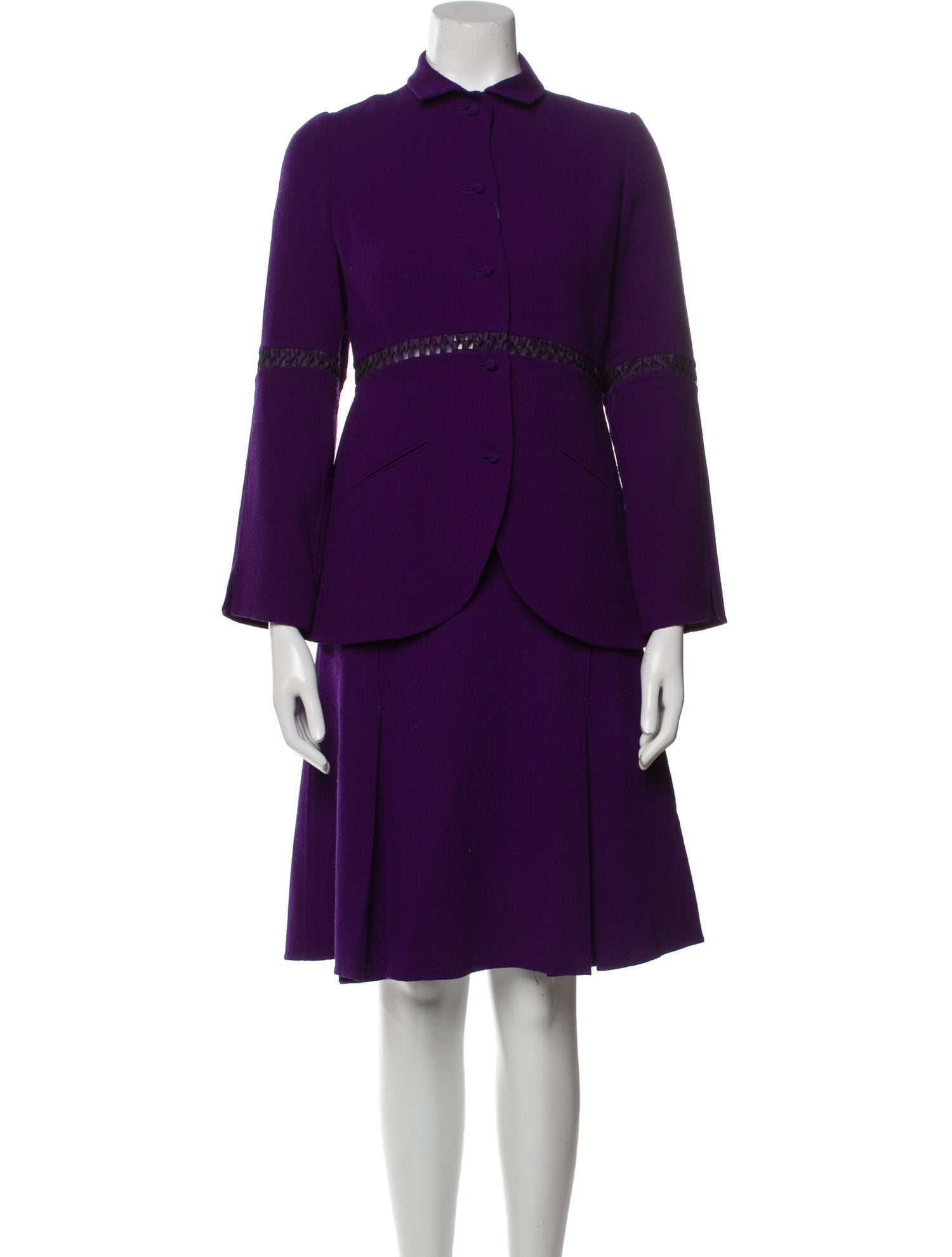 Ralph Rucci Vintage Wool Skirt Set