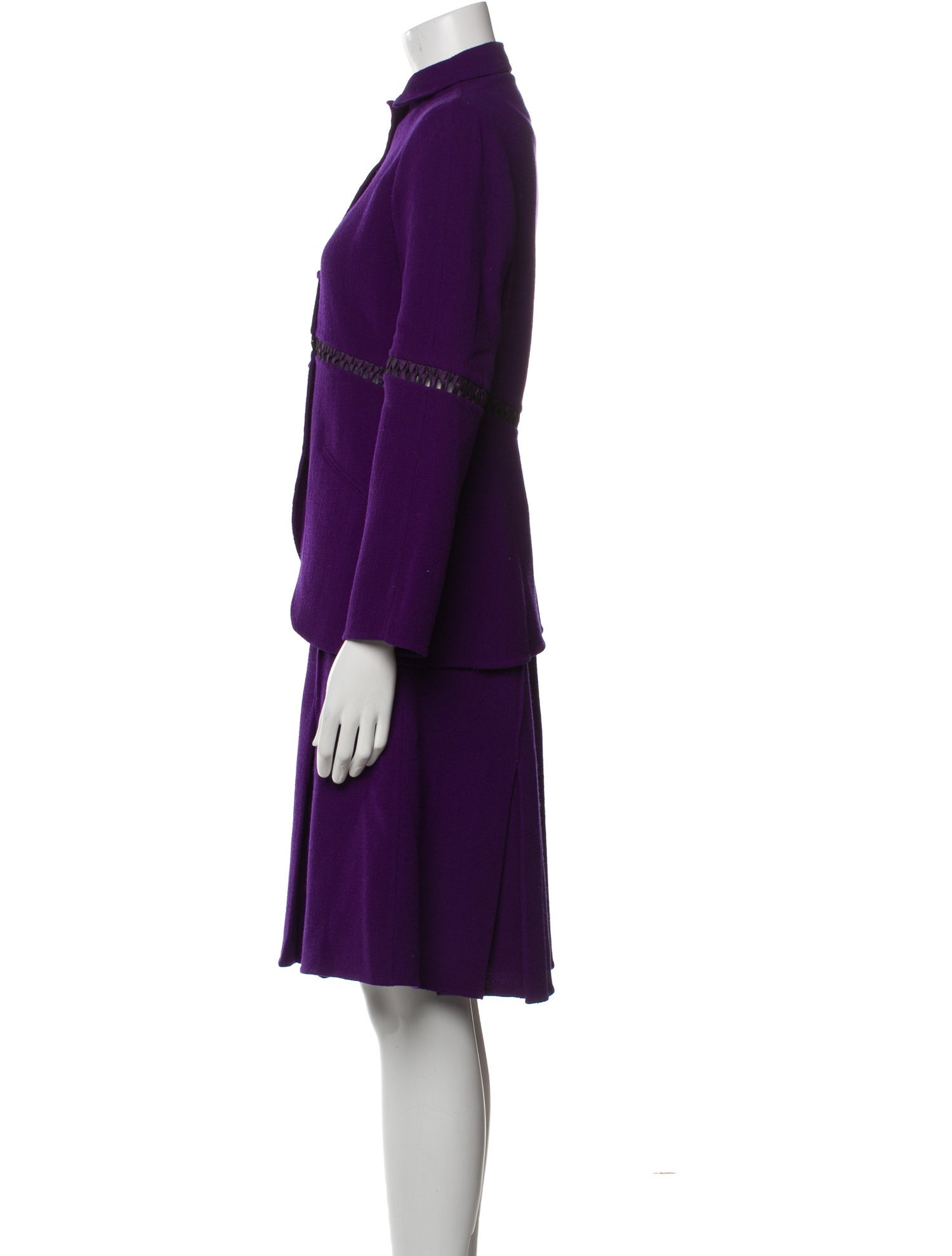 Ralph Rucci Vintage Wool Skirt Set