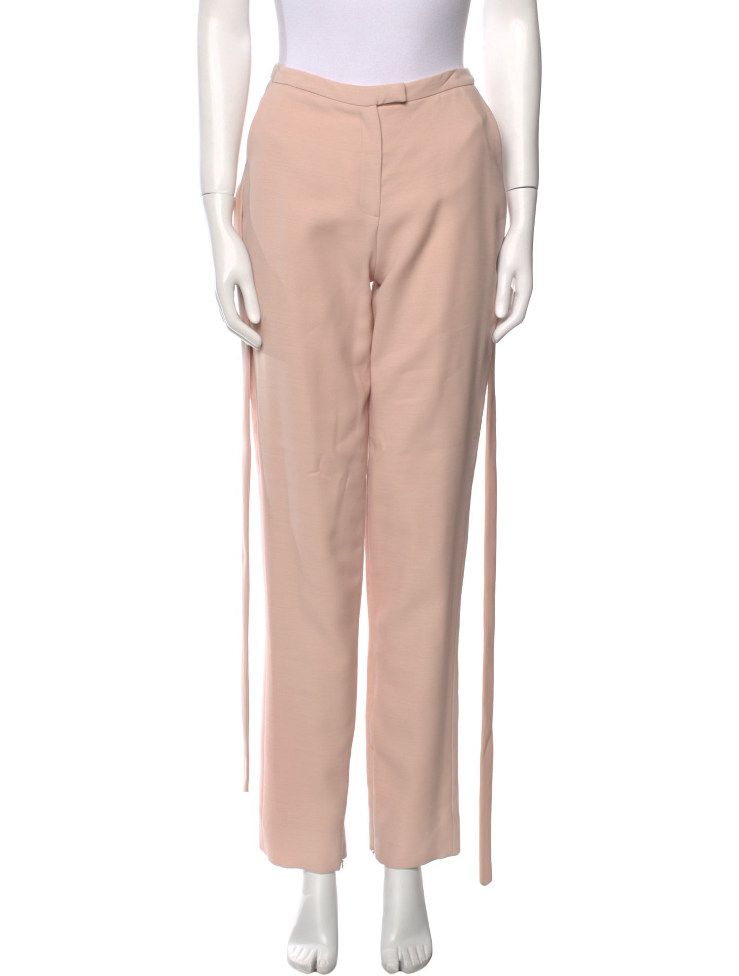 Ralph Rucci Wool Straight Leg Pants