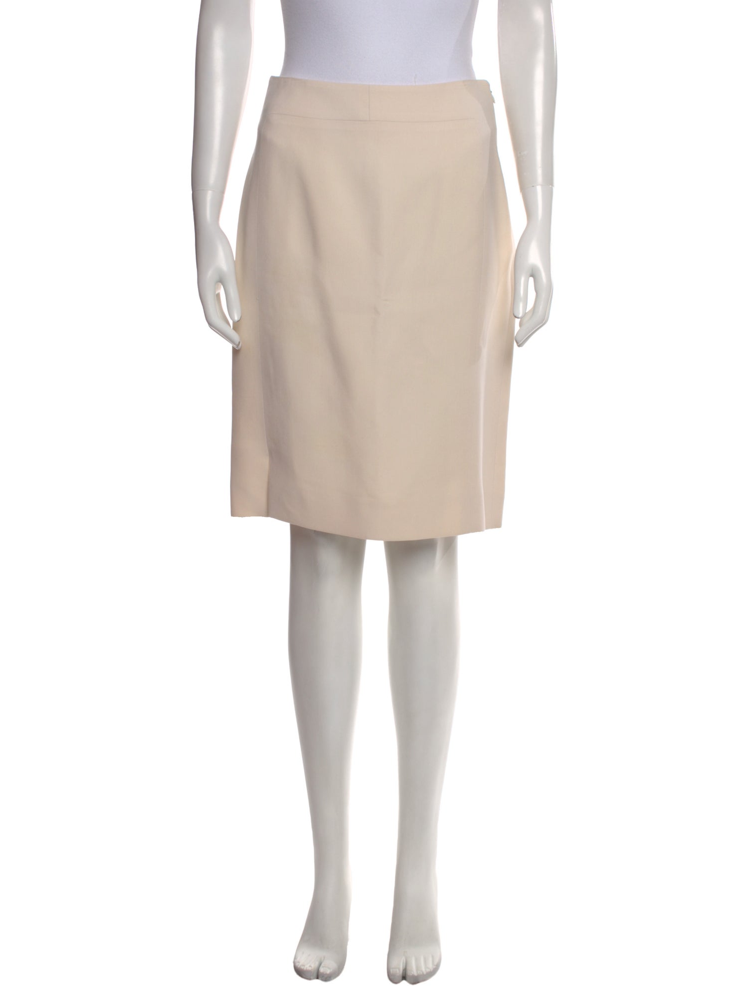 Ralph Rucci Silk Knee-Length Skirt