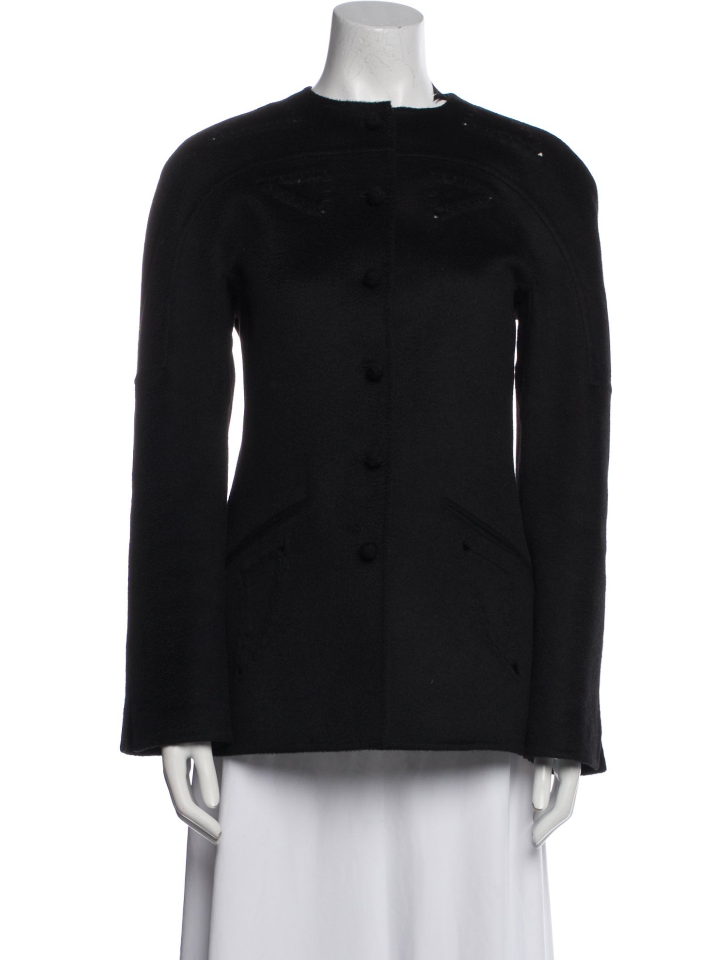 Chado by Ralph Rucci Late 2000's - Early 2010's Cashmere Jacket