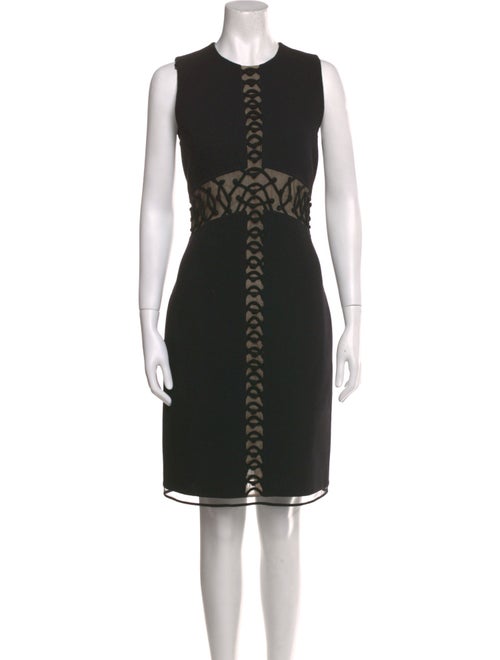Ralph Rucci Wool Knee-Length Dress