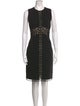 Ralph Rucci Wool Knee-Length Dress