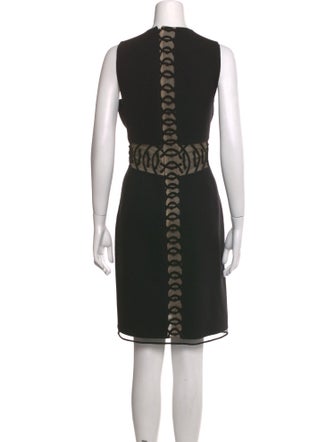Ralph Rucci Wool Knee-Length Dress