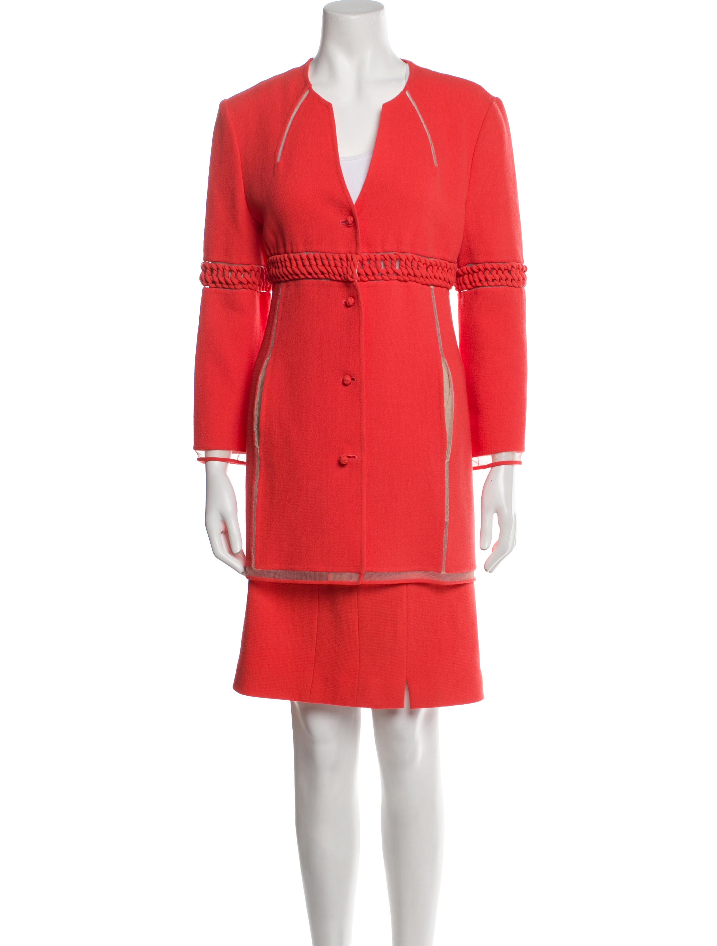 Chado by Ralph Rucci Vintage Wool Skirt Suit