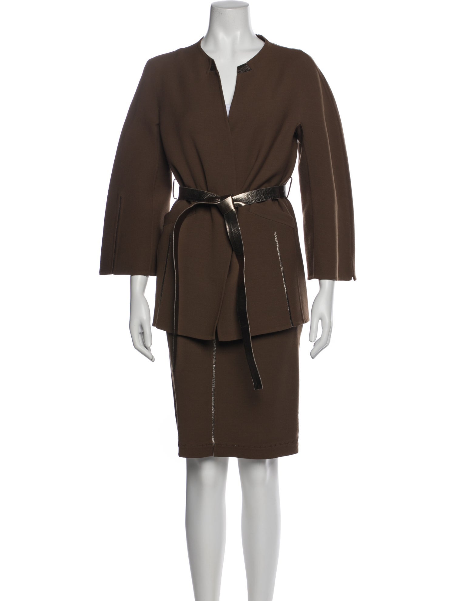 Ralph Rucci Wool Skirt Suit