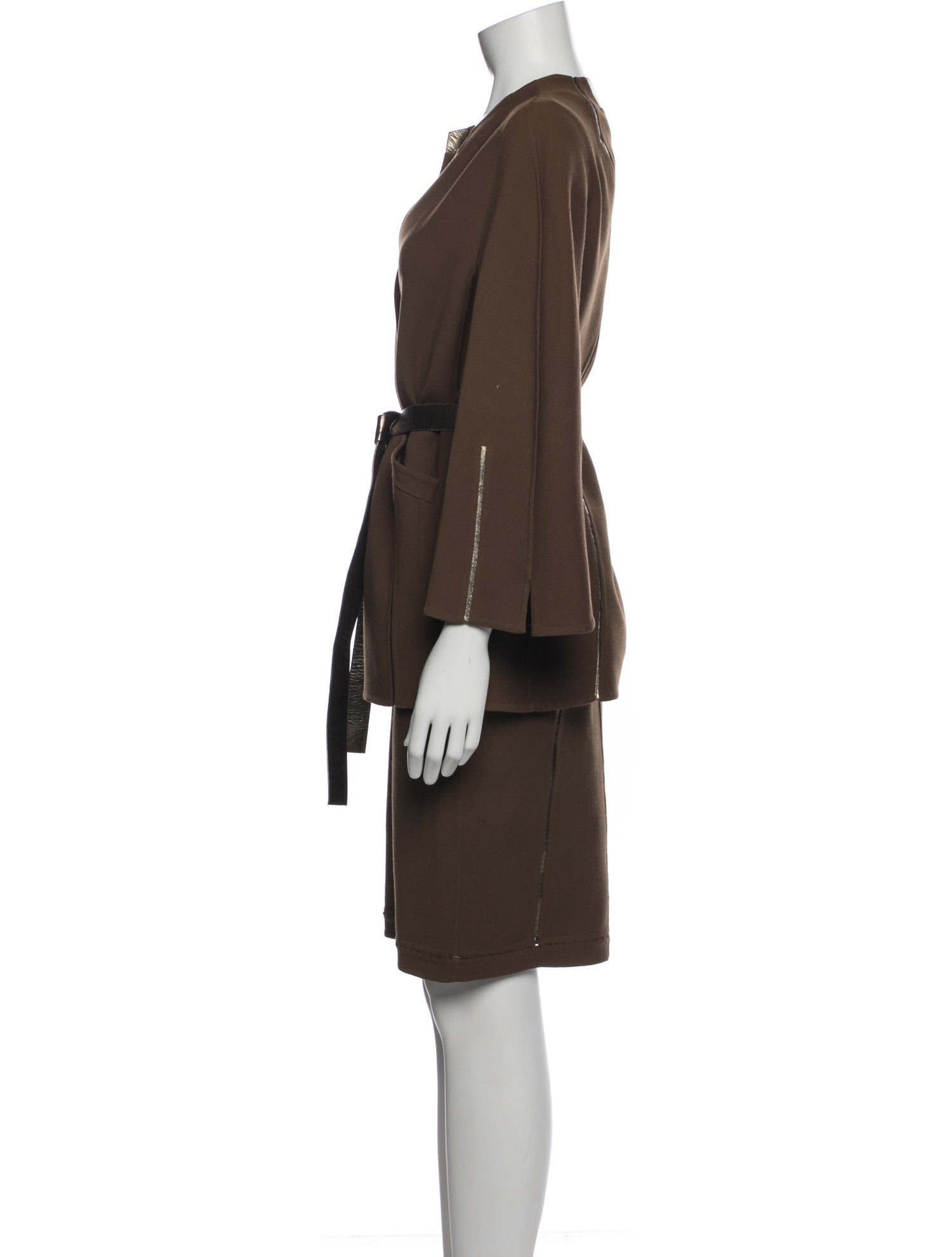Ralph Rucci Wool Skirt Suit
