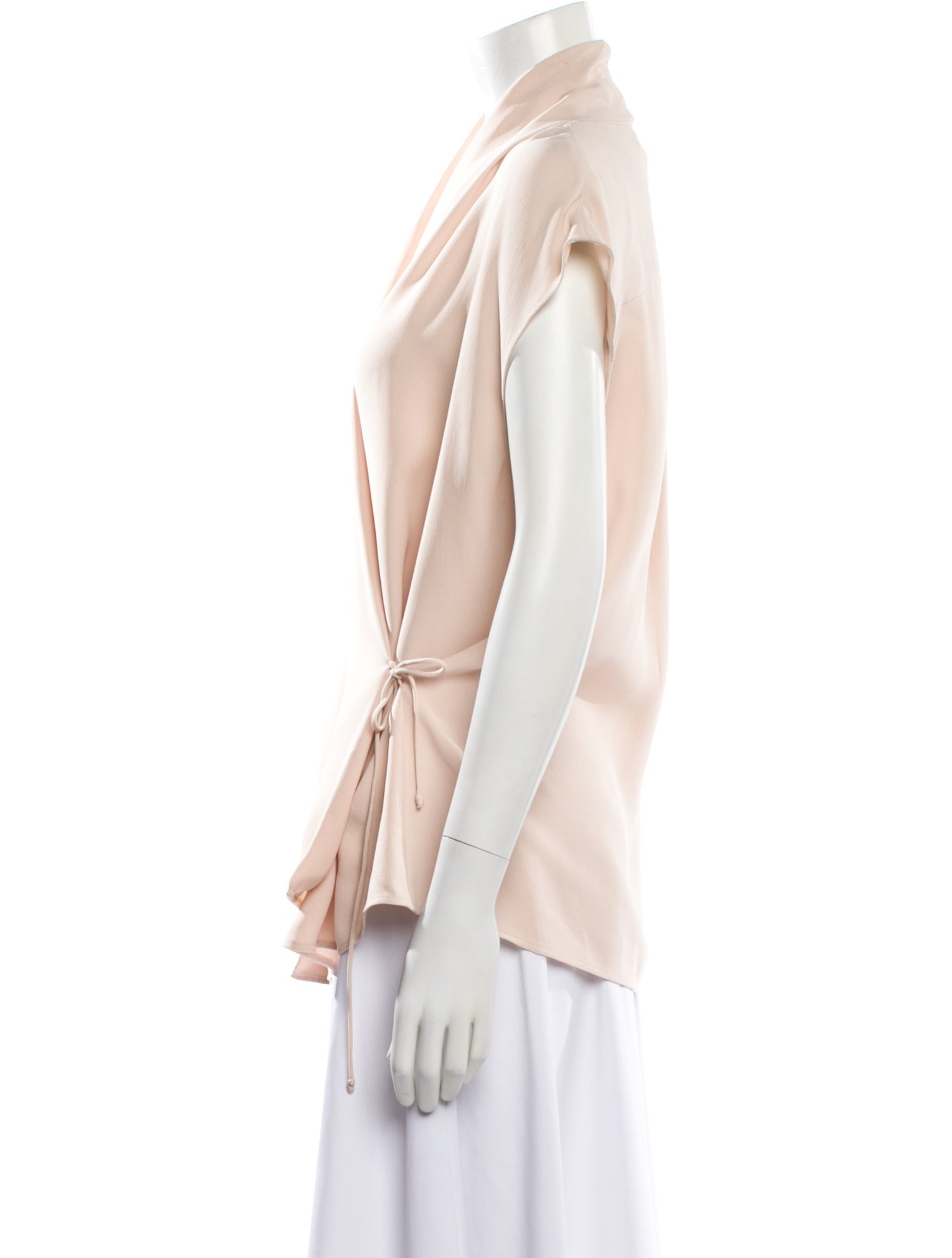 Ralph Rucci Late 2000's - Early 2010's Silk Blouse