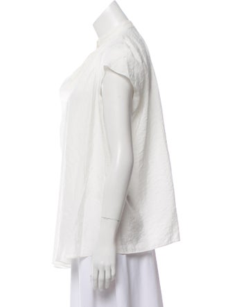 Lemaire Draped Silk Blouse