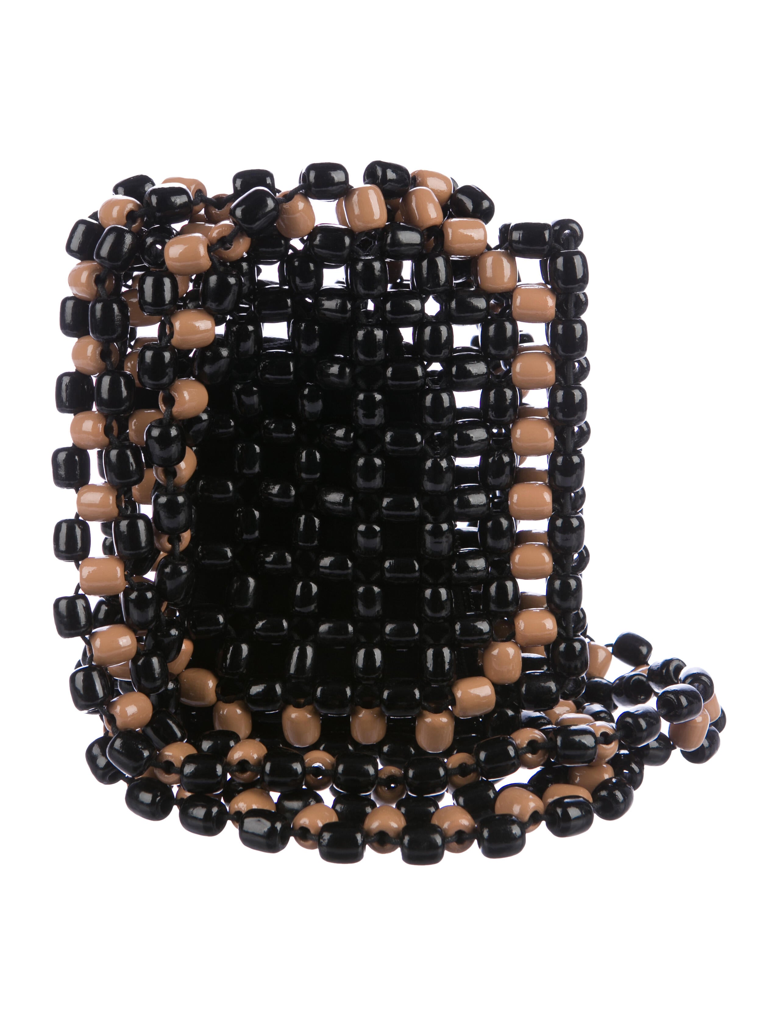 Lemaire Beaded Shoulder Bag - Black Shoulder Bags, Handbags