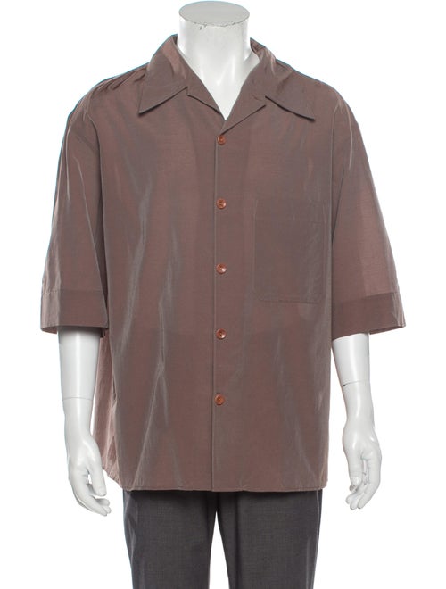 Lemaire Short Sleeve Shirt Brown