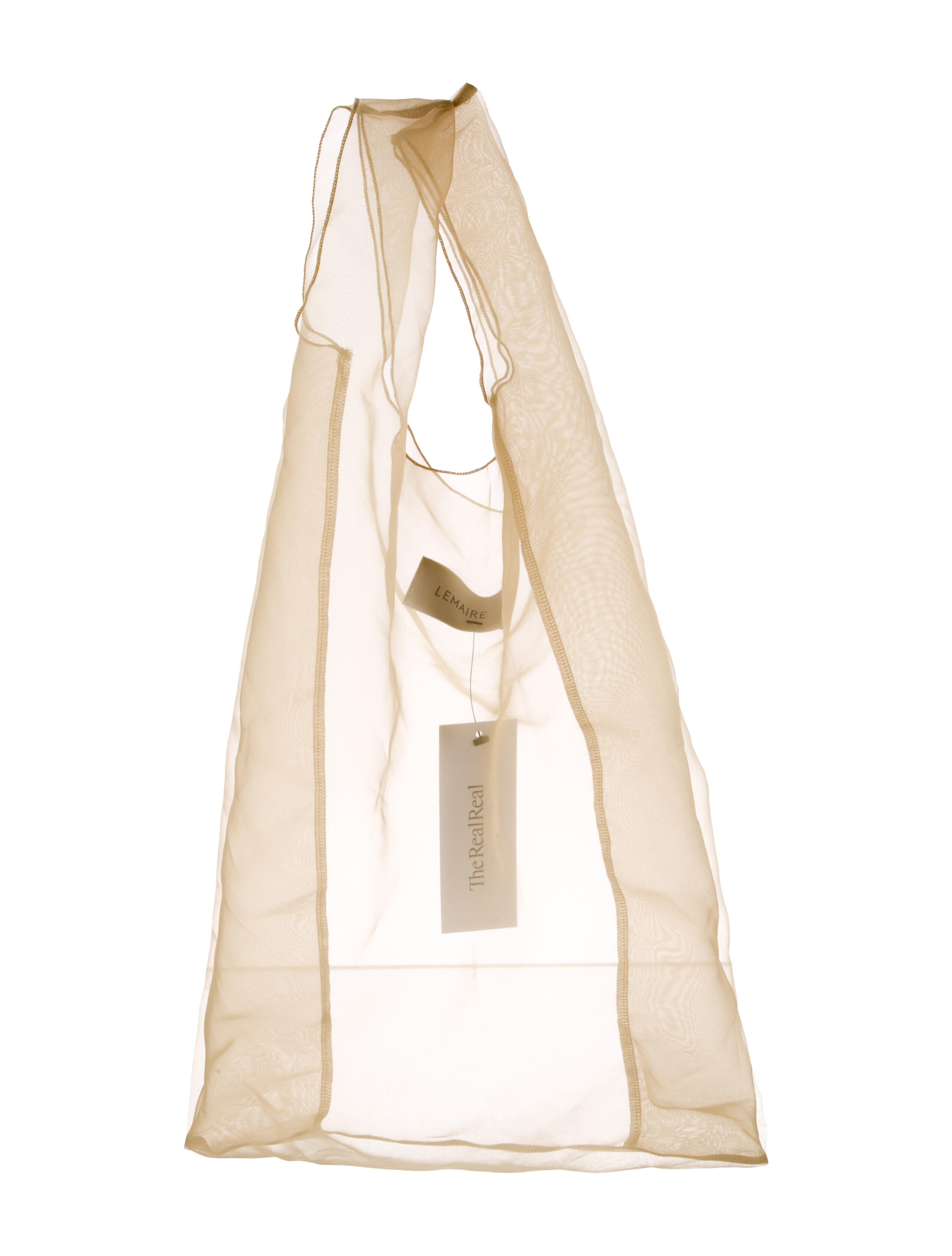 Lemaire Mesh Handle Bag Yellow Handle Bags, Handbags CHE24536 The