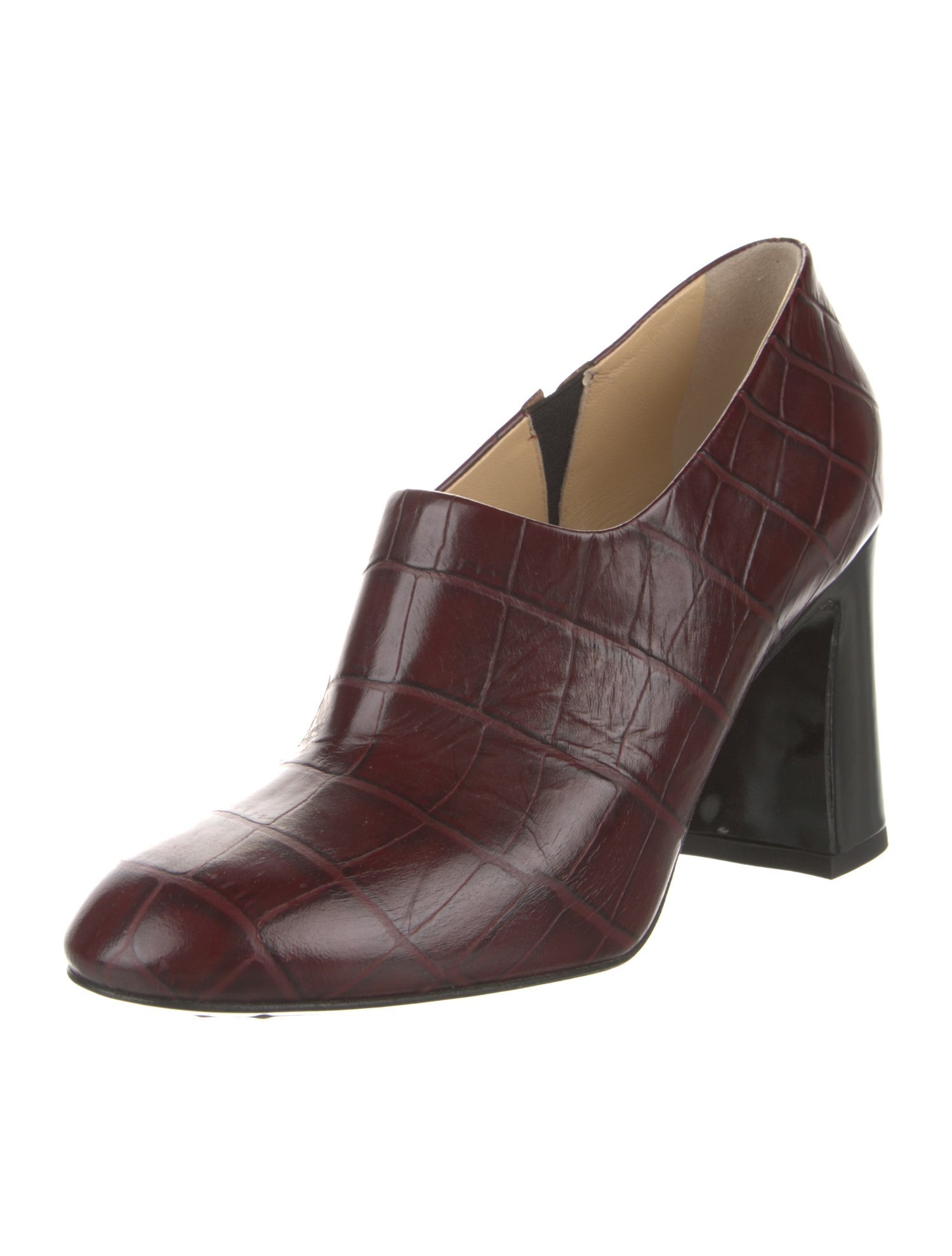 Lemaire Embossed Leather Pumps w/ Tags