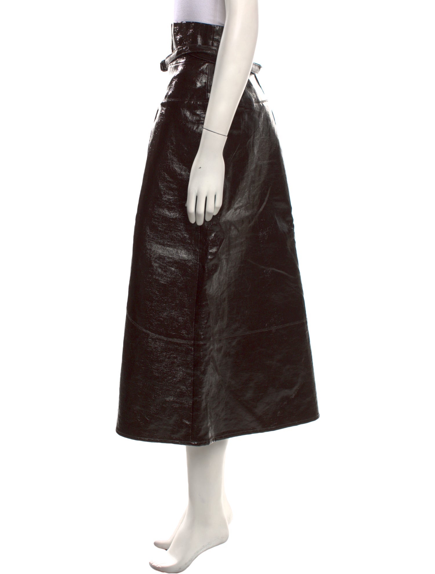 Lemaire Linen Midi Length Skirt