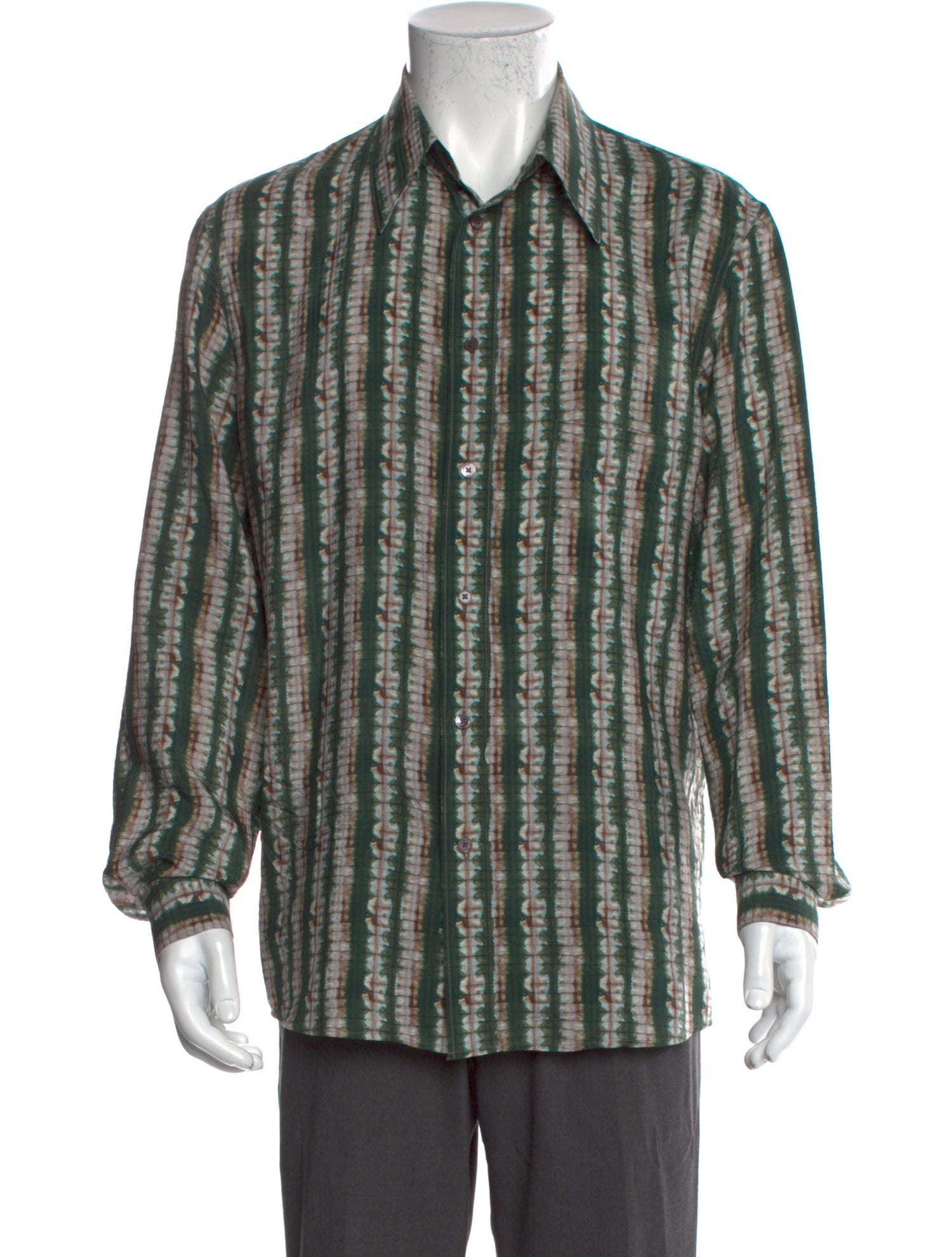 Lemaire Silk Striped Shirt