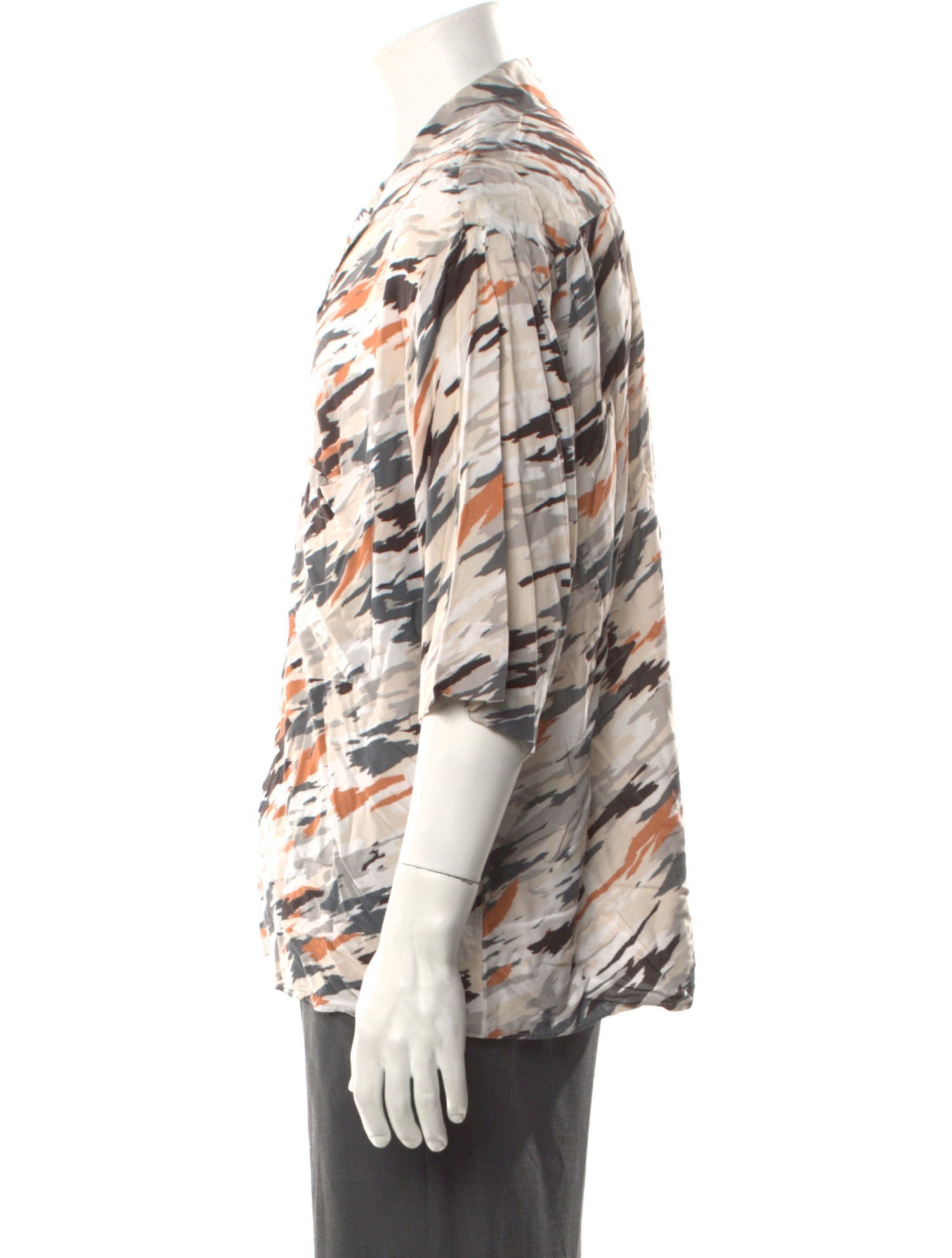 Lemaire Printed Short Sleeve Shirt