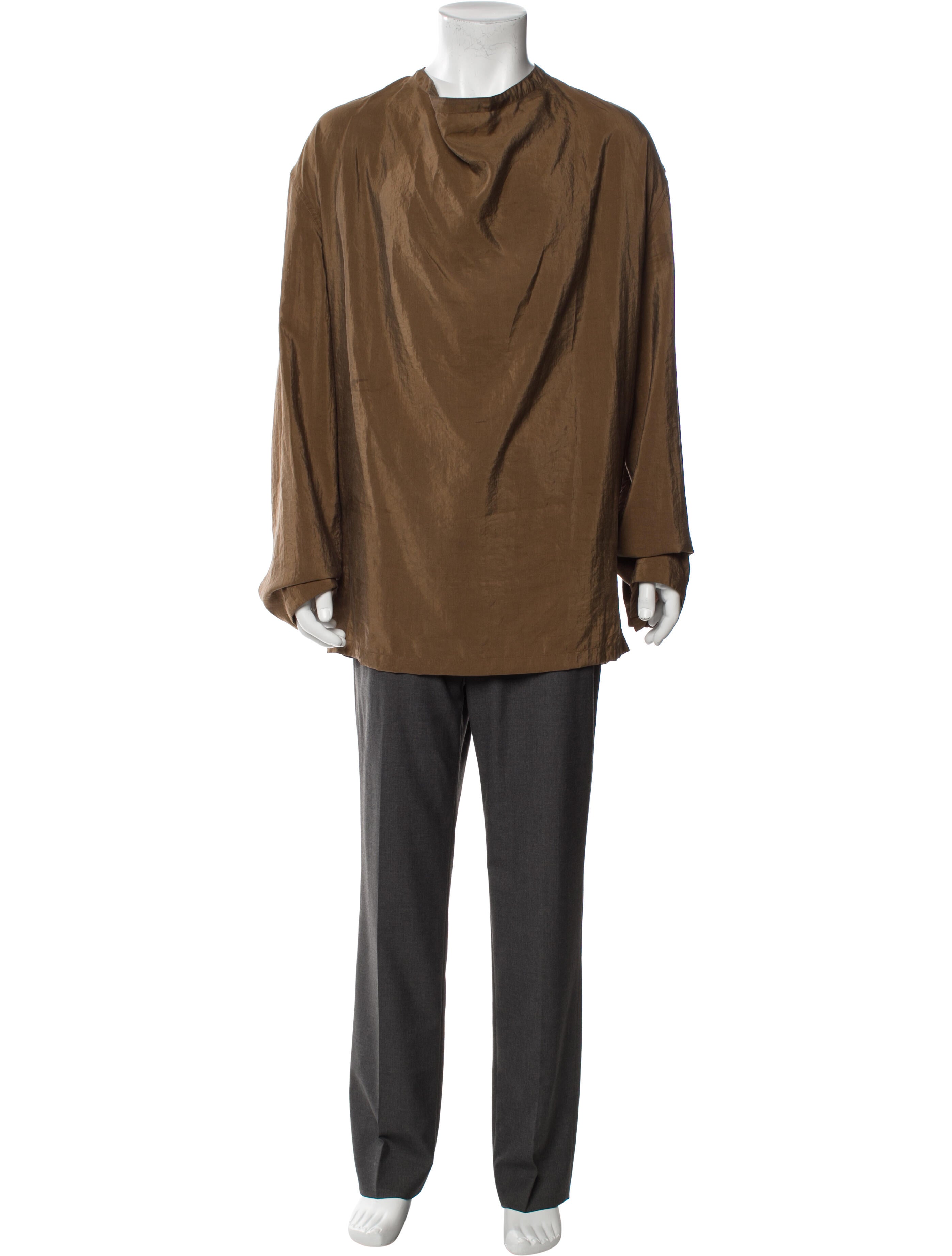 Lemaire Silk Long Sleeve Shirt