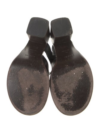 Lemaire Leather Slides