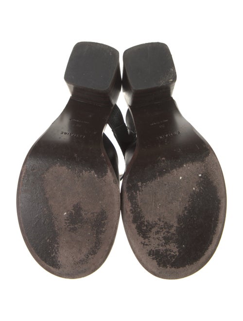 Lemaire Leather Slides