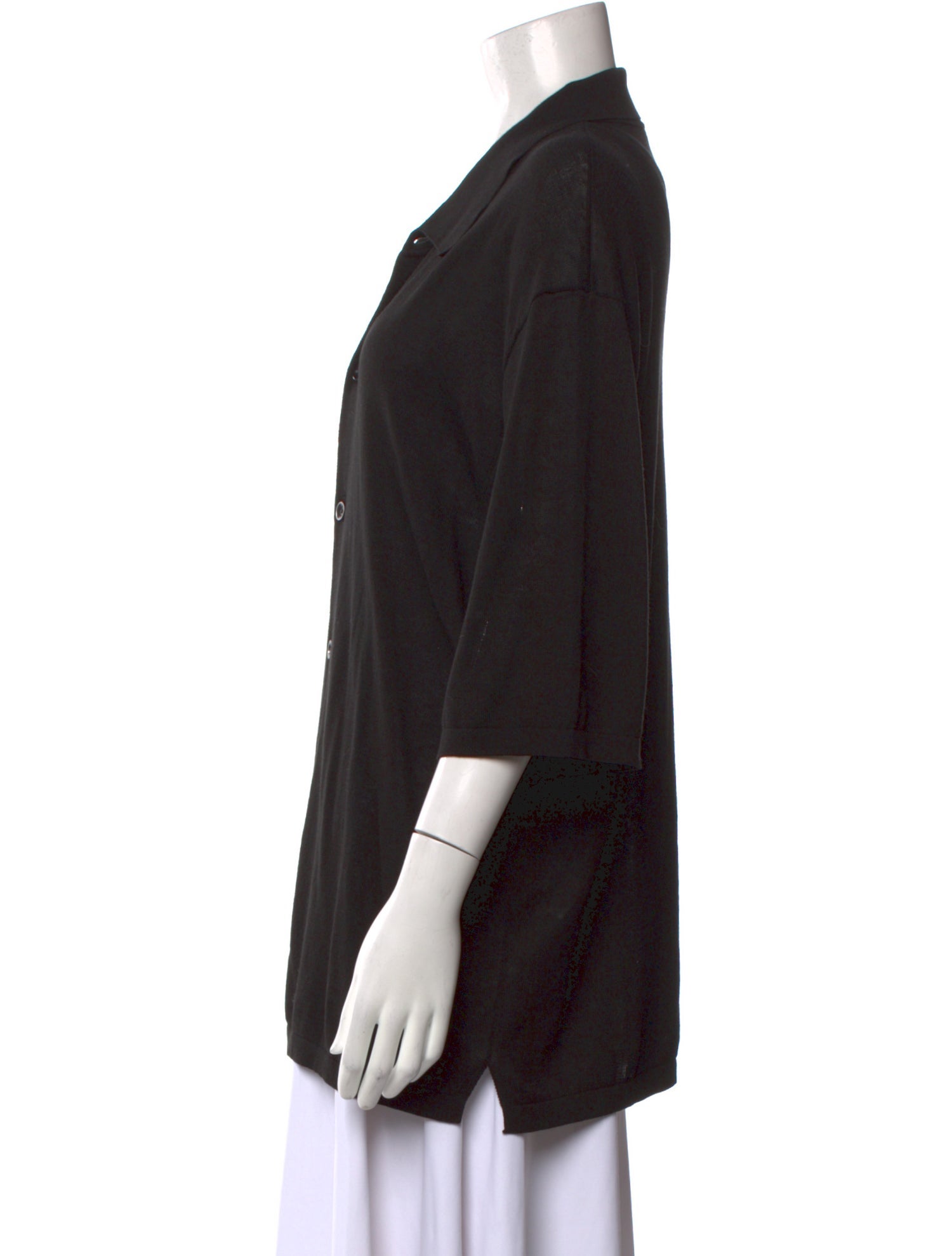 Lemaire Three-Quarter Sleeve Button-Up Top w/ Tags