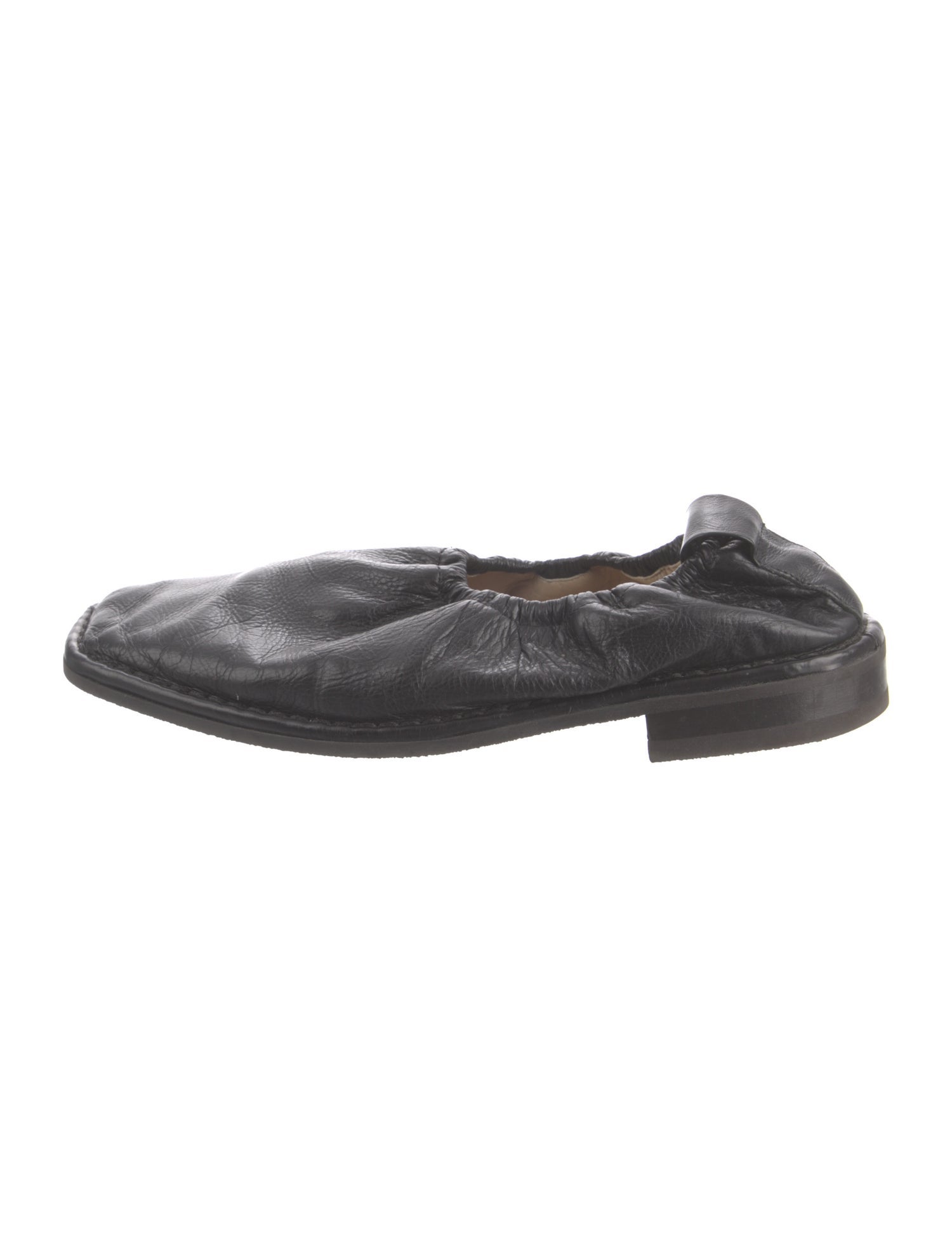 Lemaire Leather Printed Ballet Flats