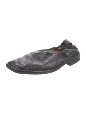 Lemaire Leather Printed Ballet Flats