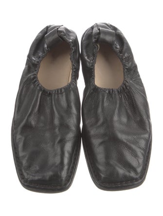 Lemaire Leather Printed Ballet Flats