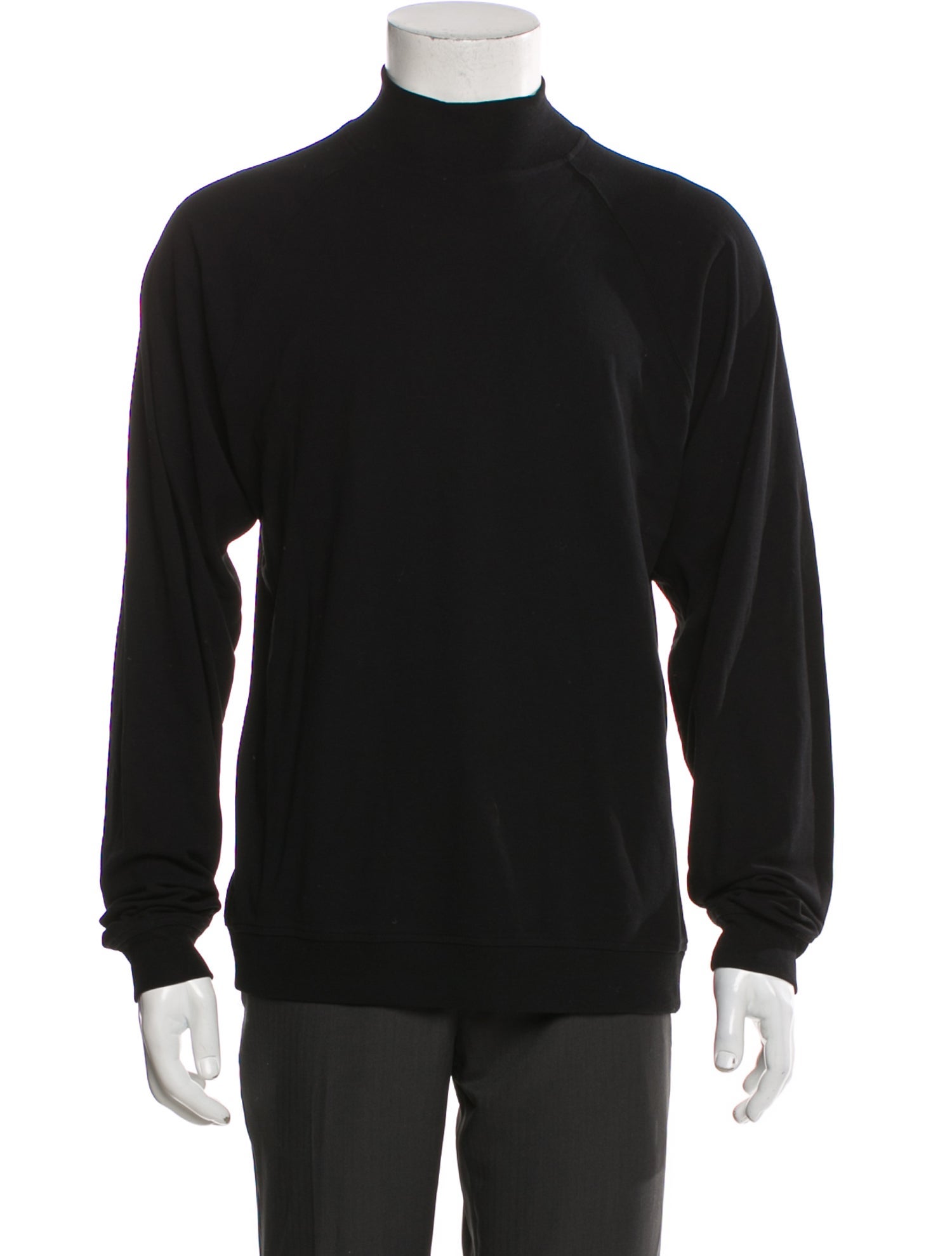 Lemaire Mock Neck Long Sleeve Sweatshirt