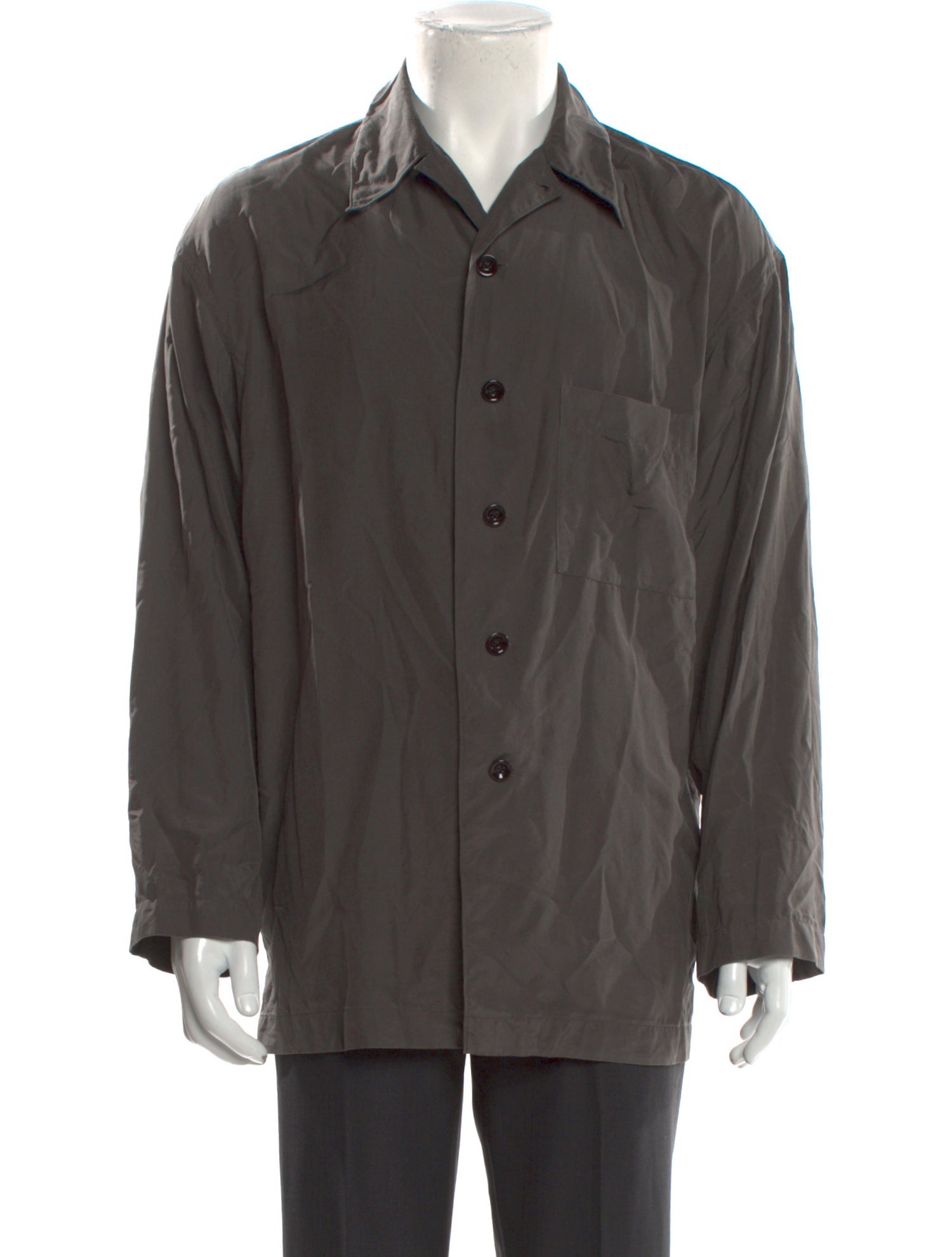 Lemaire Silk Long Sleeve Shirt