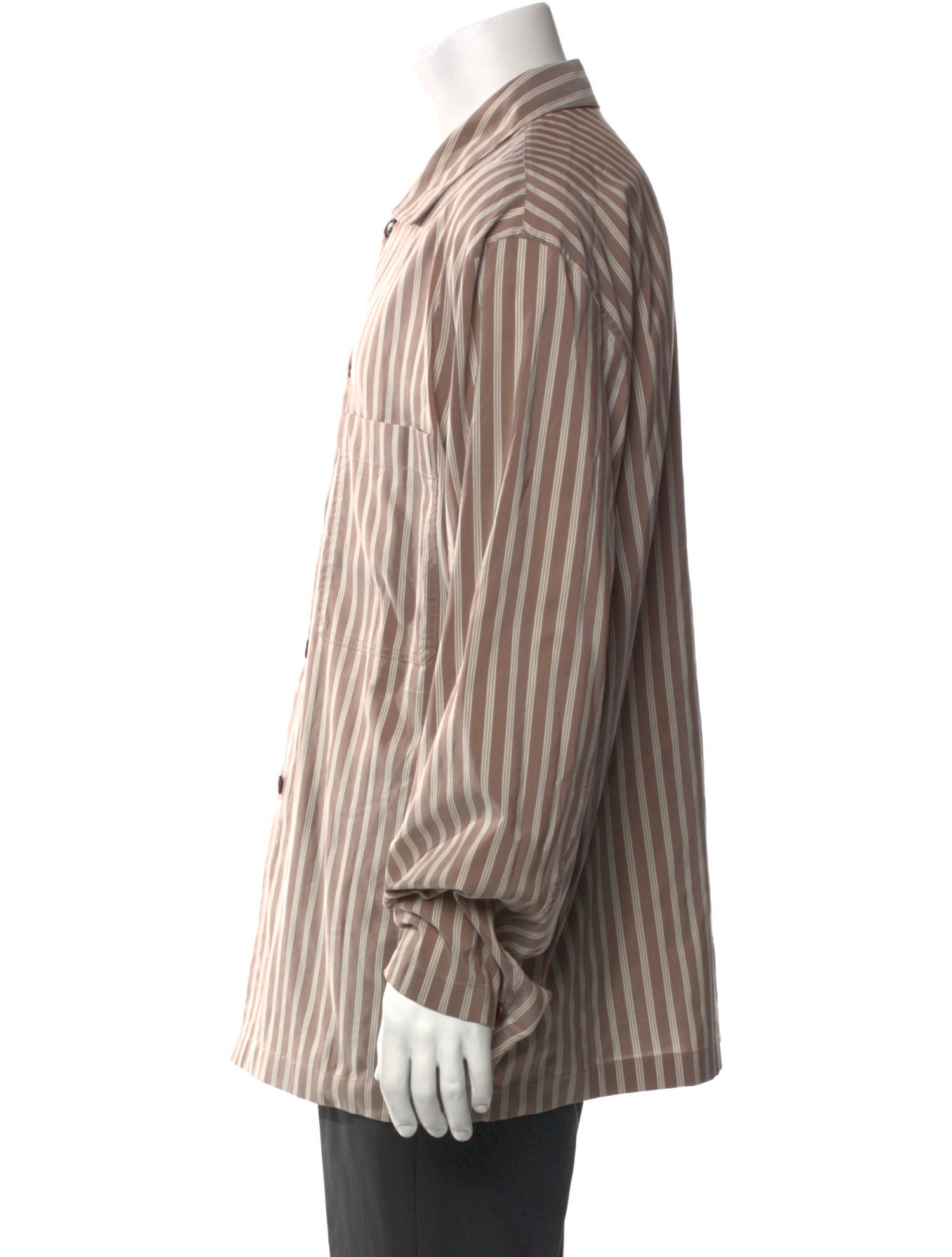 Lemaire Striped Long Sleeve Shirt w/ Tags