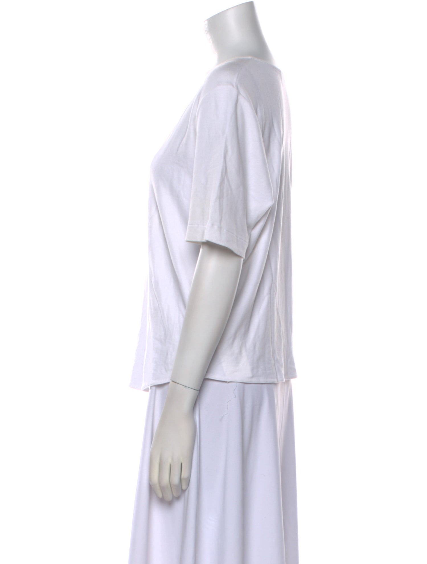 Lemaire Scoop Neck Short Sleeve T-Shirt