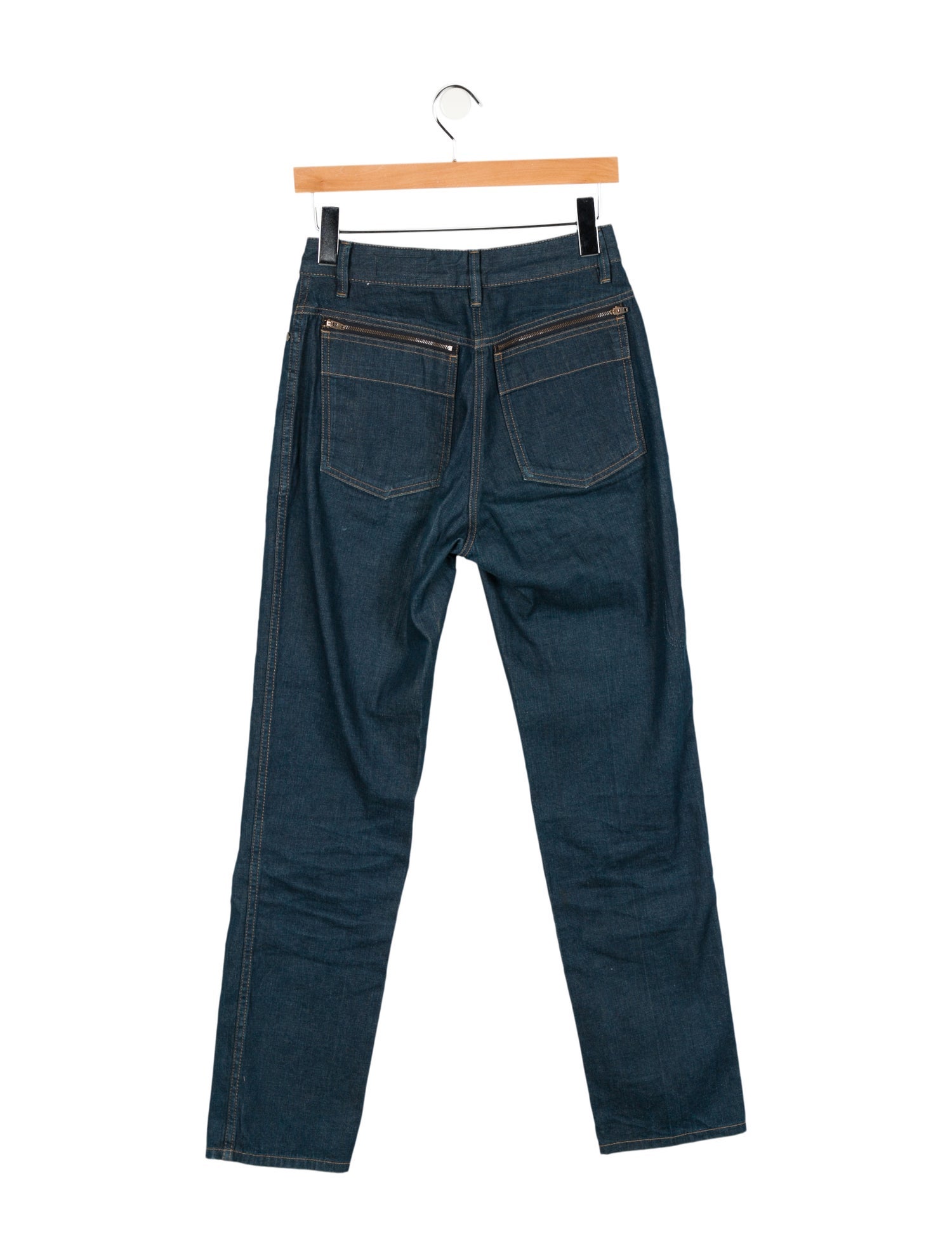 Lemaire High-Rise Straight Leg Jeans