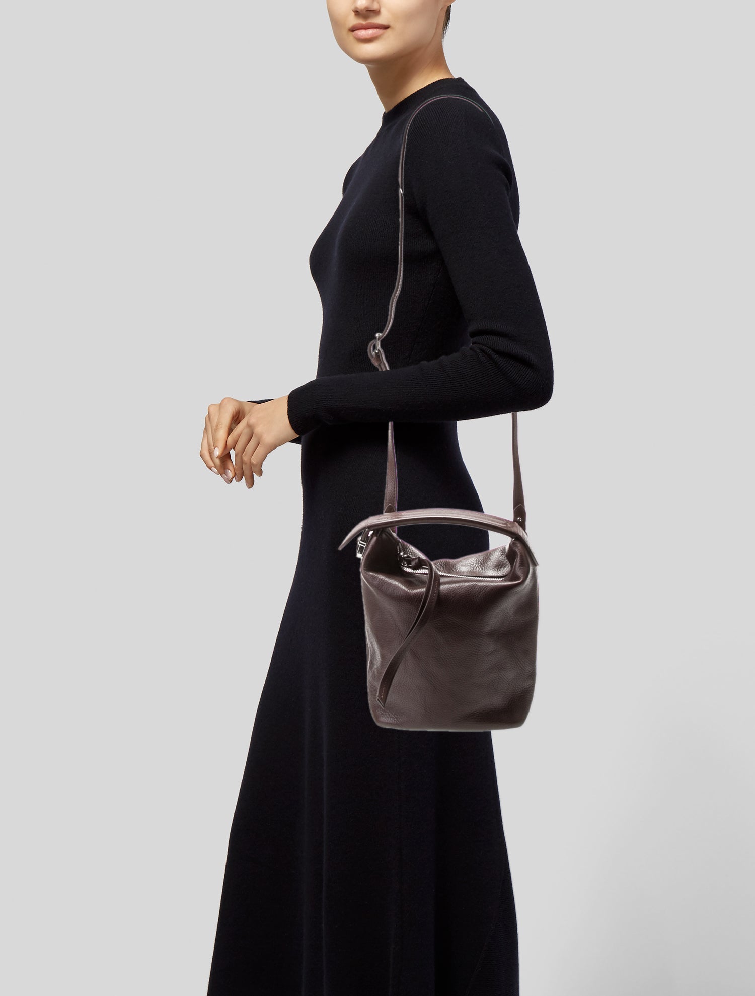 Lemaire Leather Bucket Bag