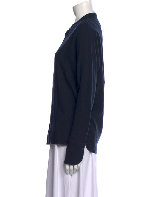 Lemaire Wool Long Sleeve Button-Up Top