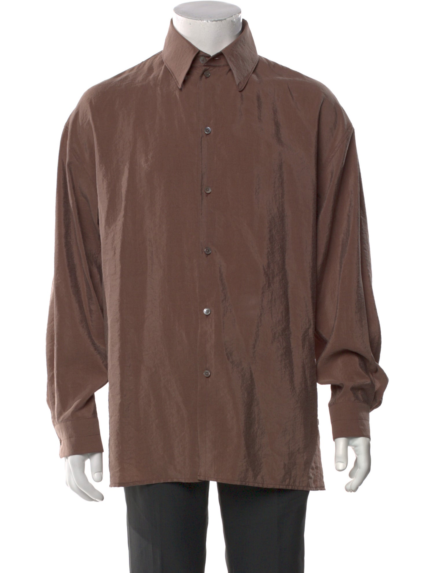Lemaire Silk Long Sleeve Shirt
