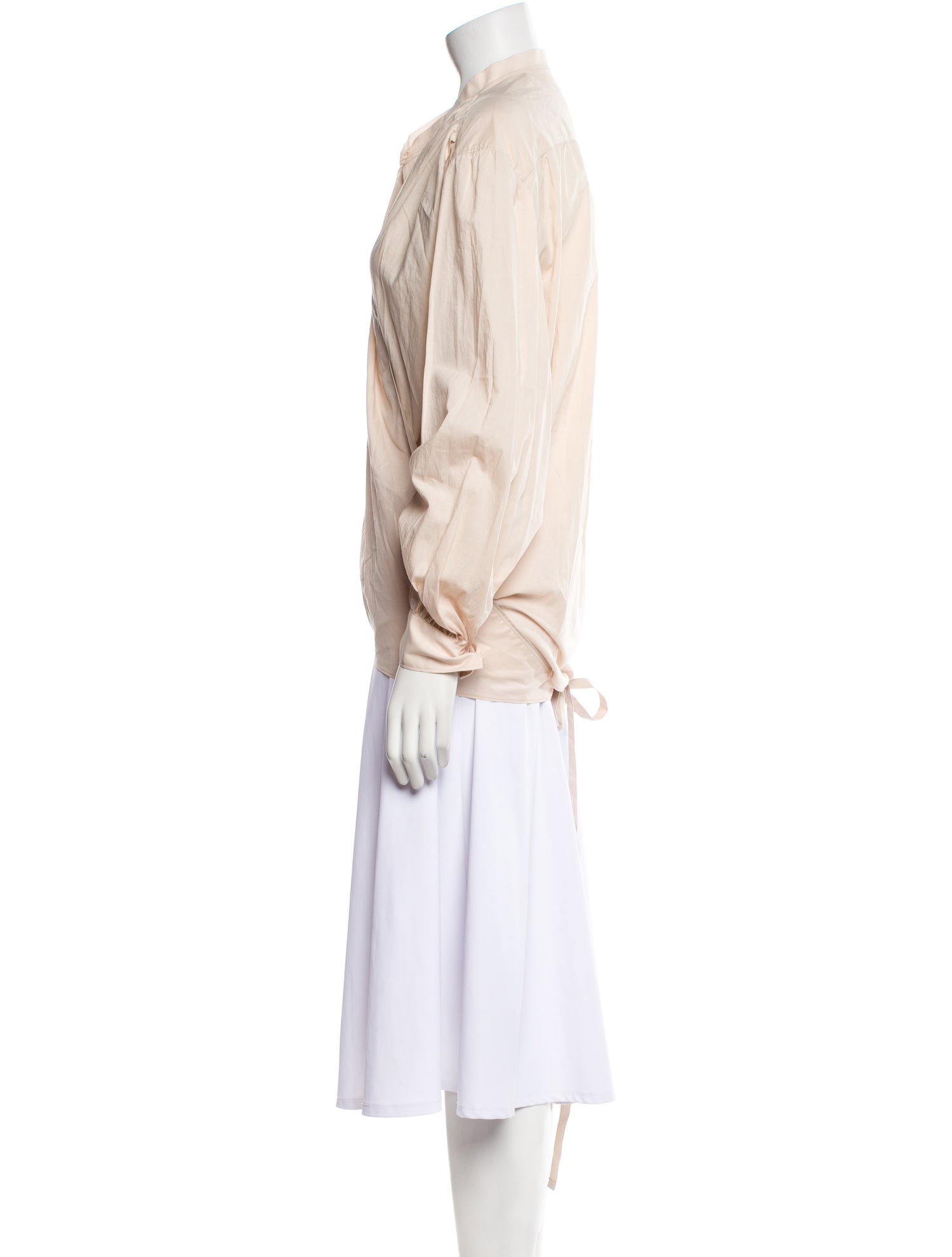 Lemaire Mock Neck Long Sleeve Blouse w/ Tags