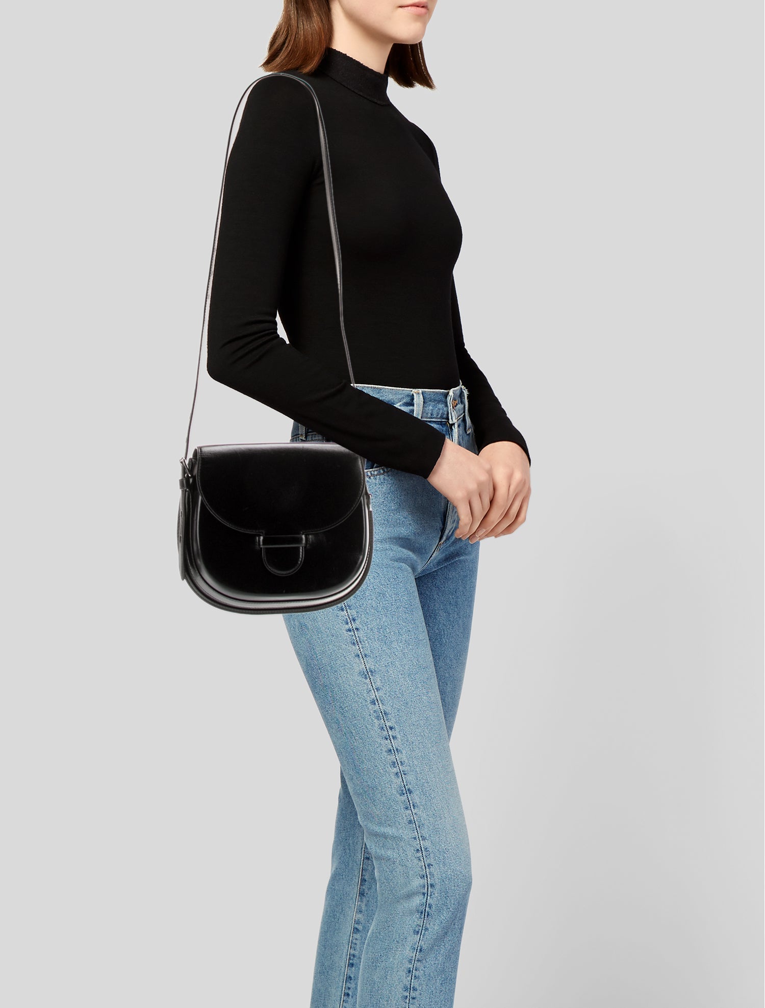 Lemaire Patent Leather Crossbody Bag