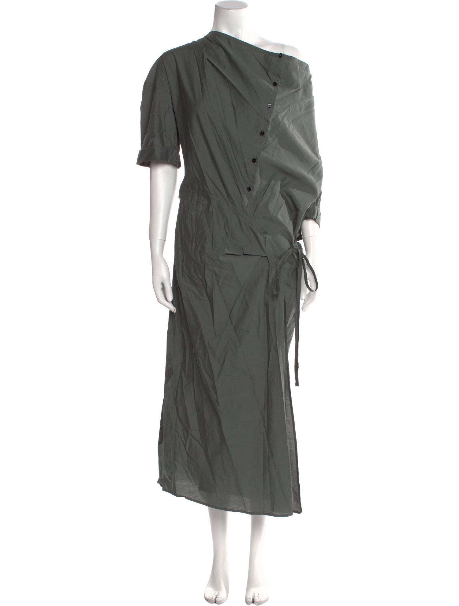 Lemaire One-Shoulder Long Dress w/ Tags